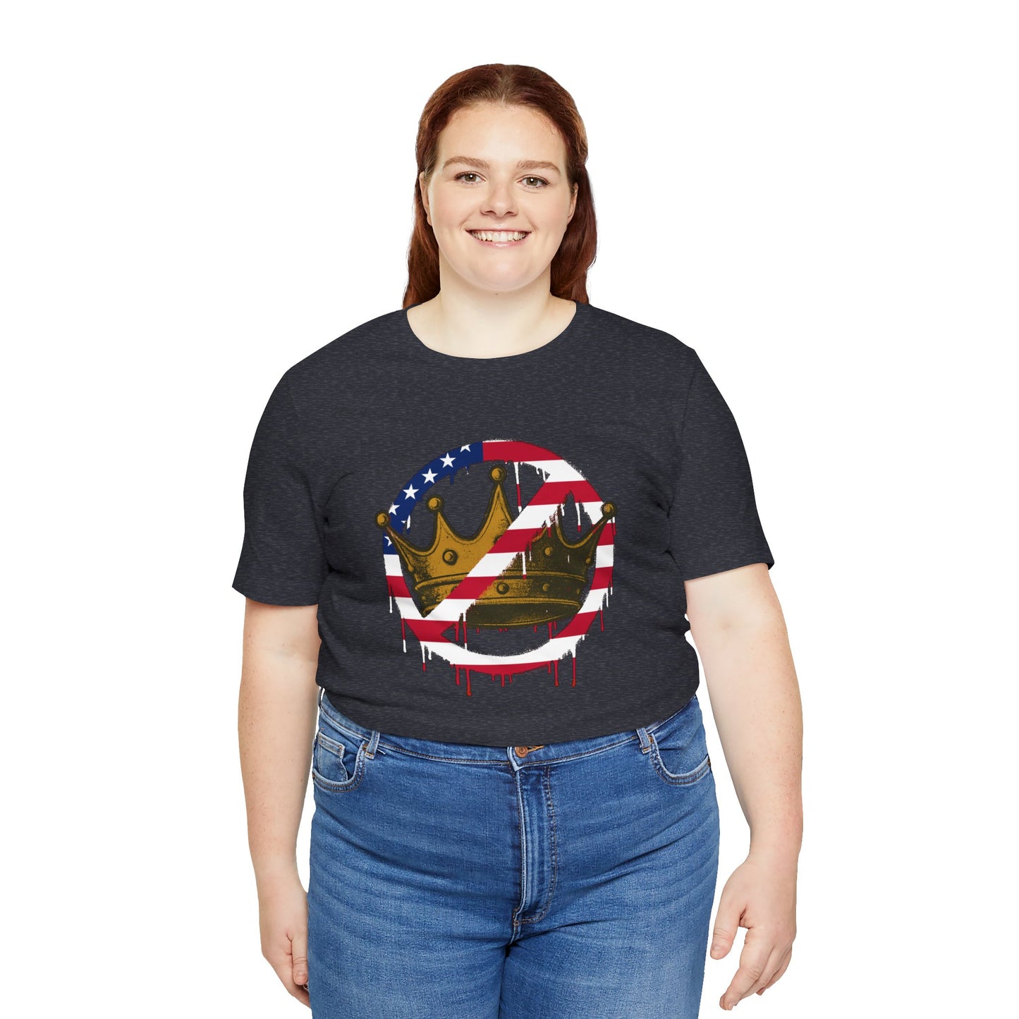 No Kings Protest T-Shirt – Anti-Authoritarian Democracy Graphic Tee
