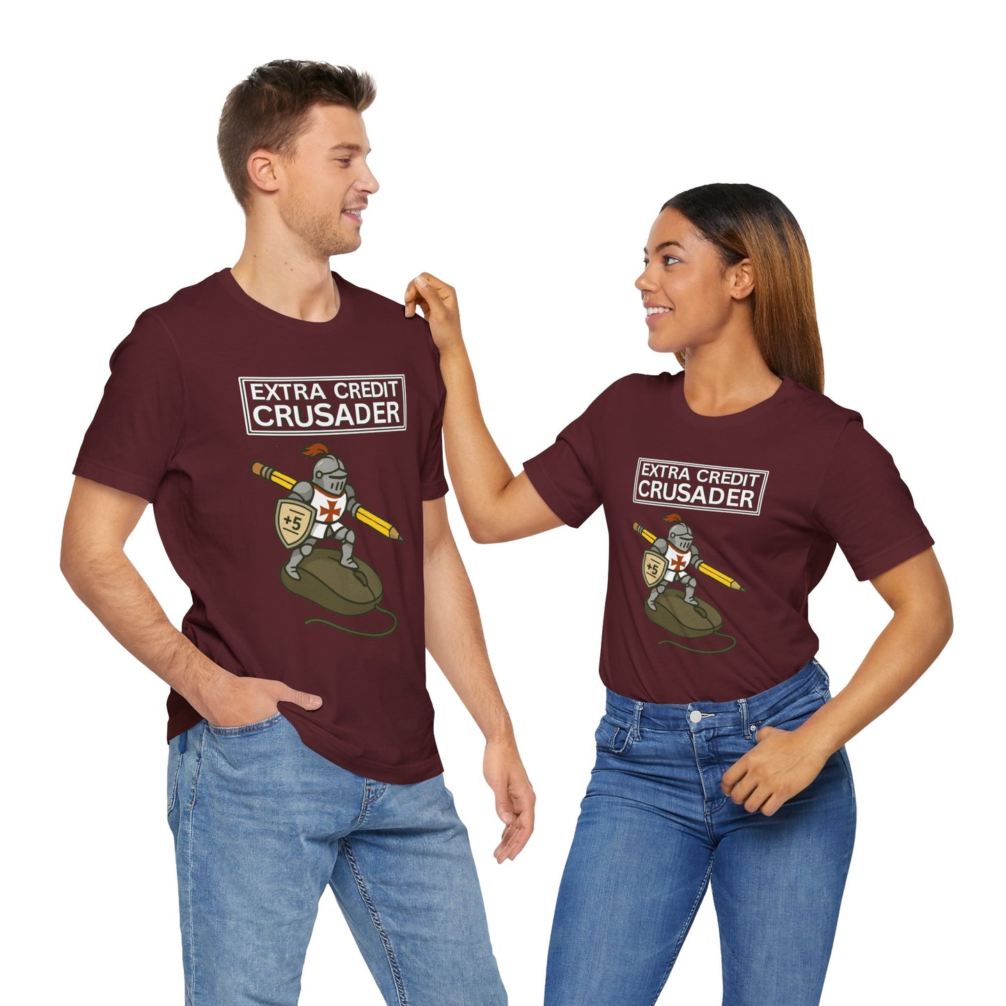 Extra Credit Crusader T-Shirt – Funny Back-to-School Teacher Tee