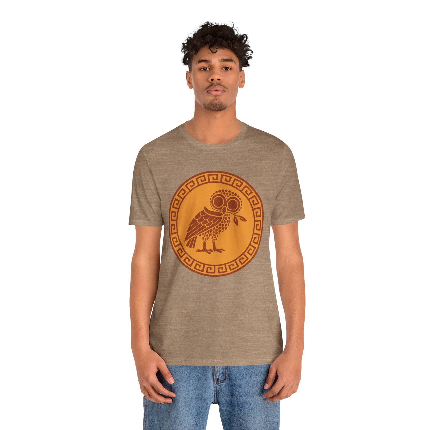 Athena’s Owl T-Shirt – Greek Mythology Bird Tee