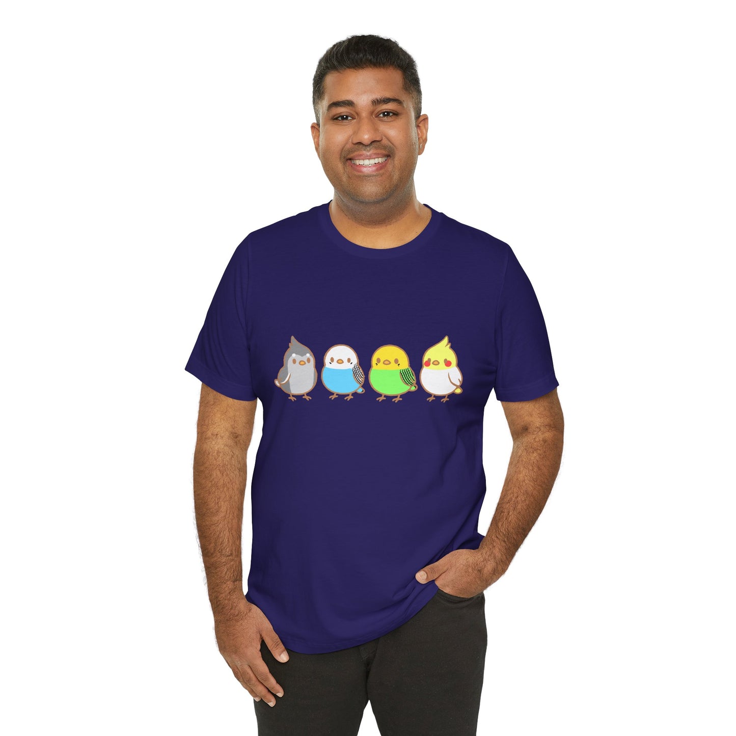 Chirpy Flock Bird T-Shirt – Cute Tee for Animal Lovers - WhimSpin - https://whimspin.com