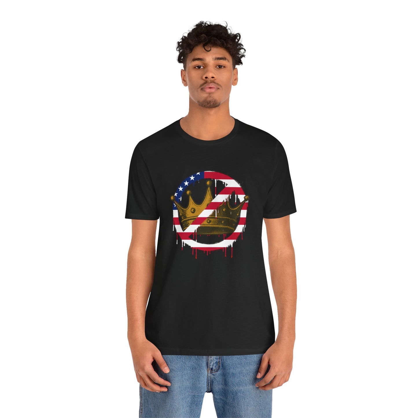 No Kings Protest T-Shirt – Anti-Authoritarian Democracy Graphic Tee