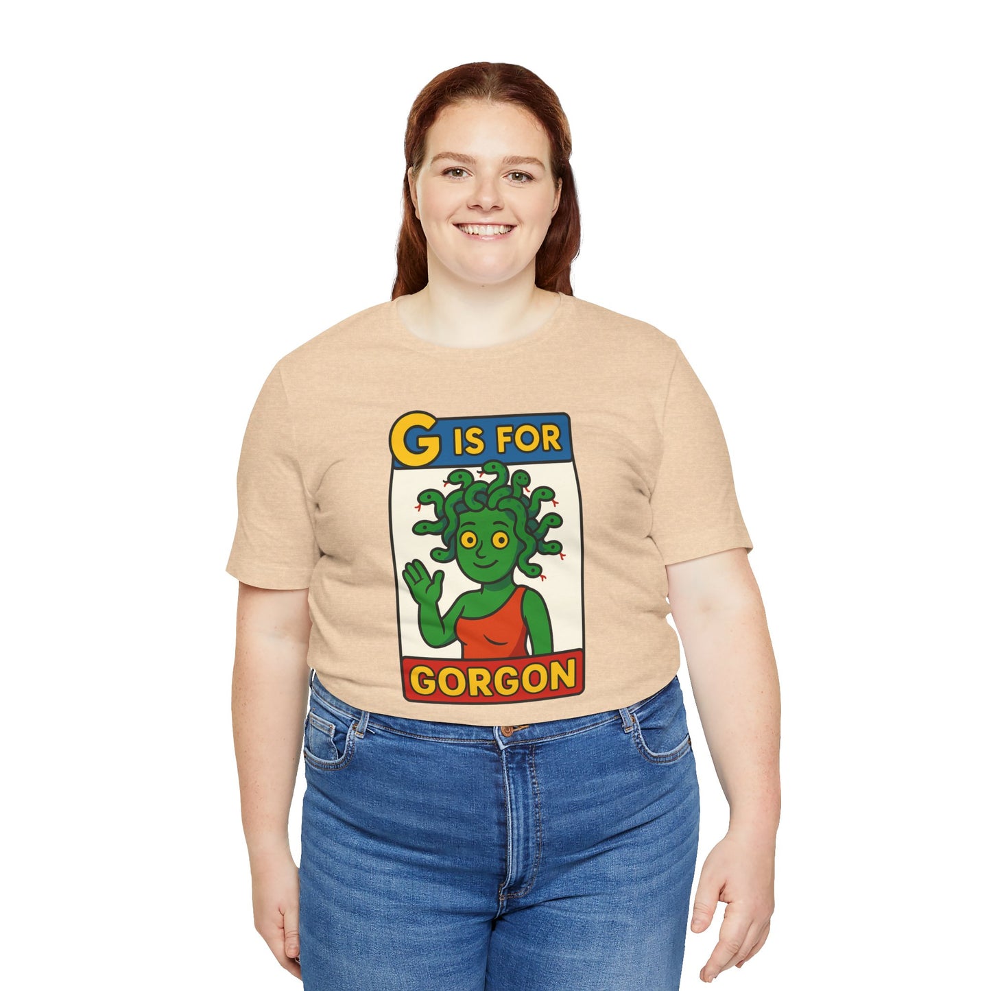 G Is for Gorgon T-Shirt – Funny Gorgon Legend Alphabet Tee