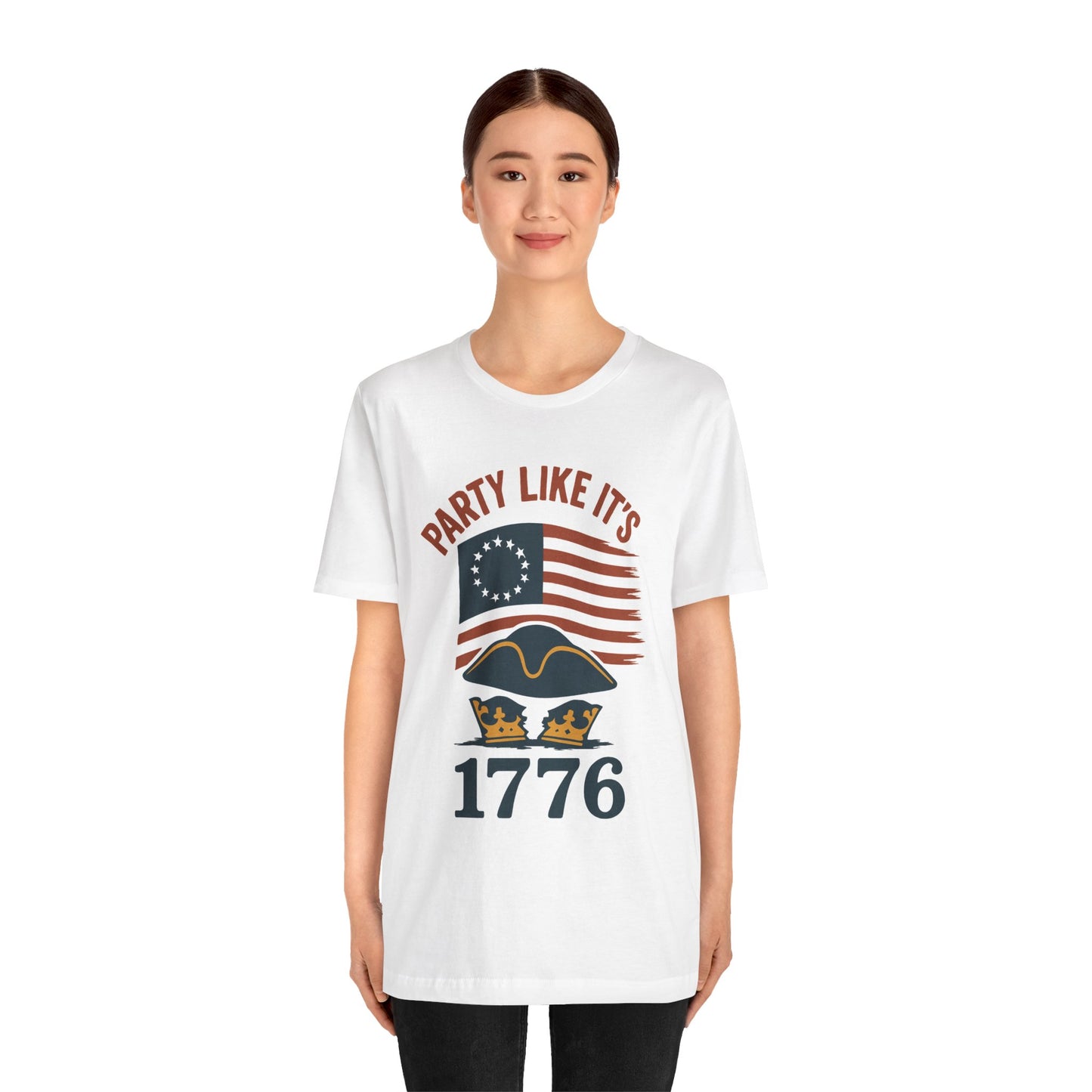 Party Like It’s 1776 T-Shirt – Revolutionary Spirit USA Tee - WhimSpin - https://whimspin.com