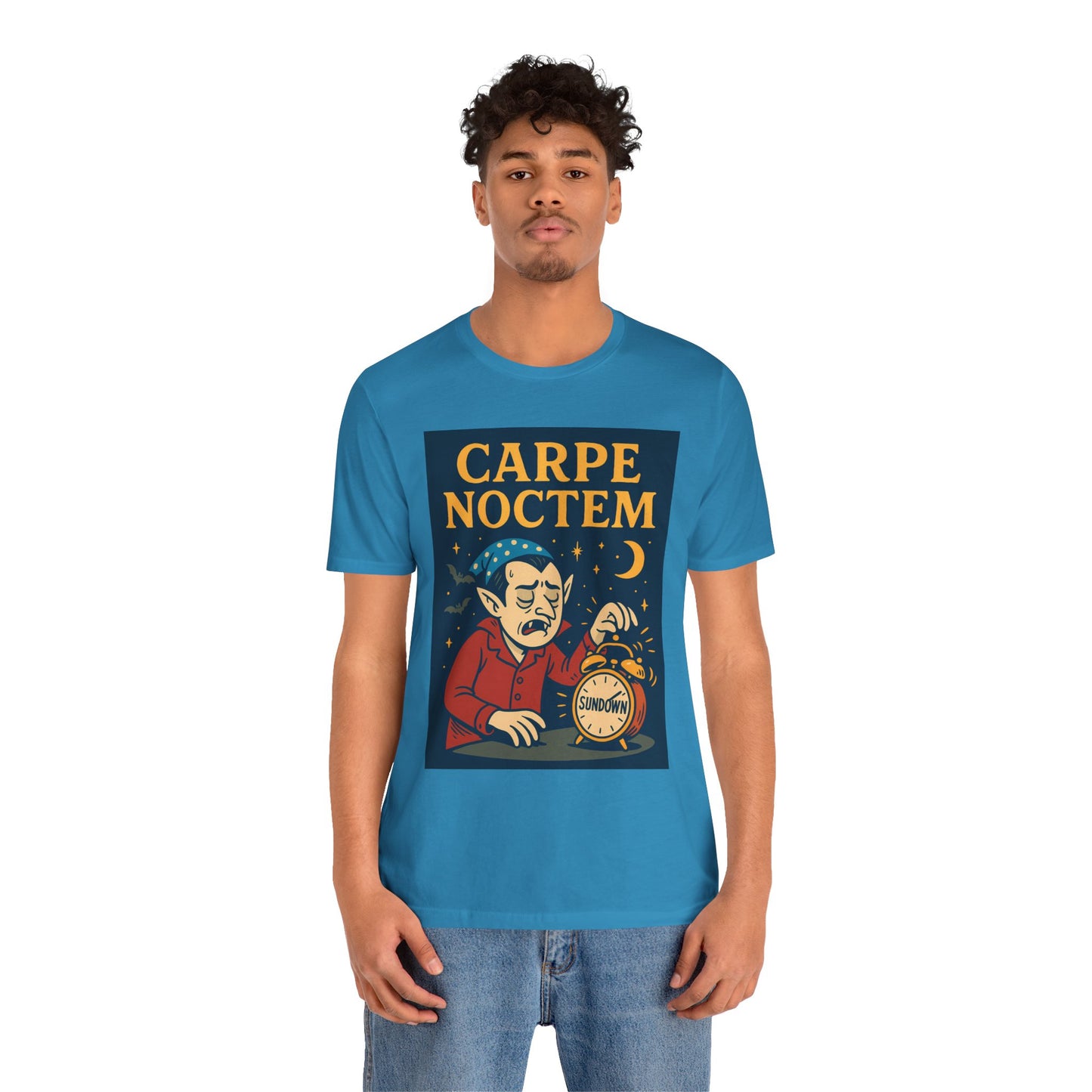 Carpe Noctem Vampire T-Shirt – Funny Halloween Tee for Night Owls