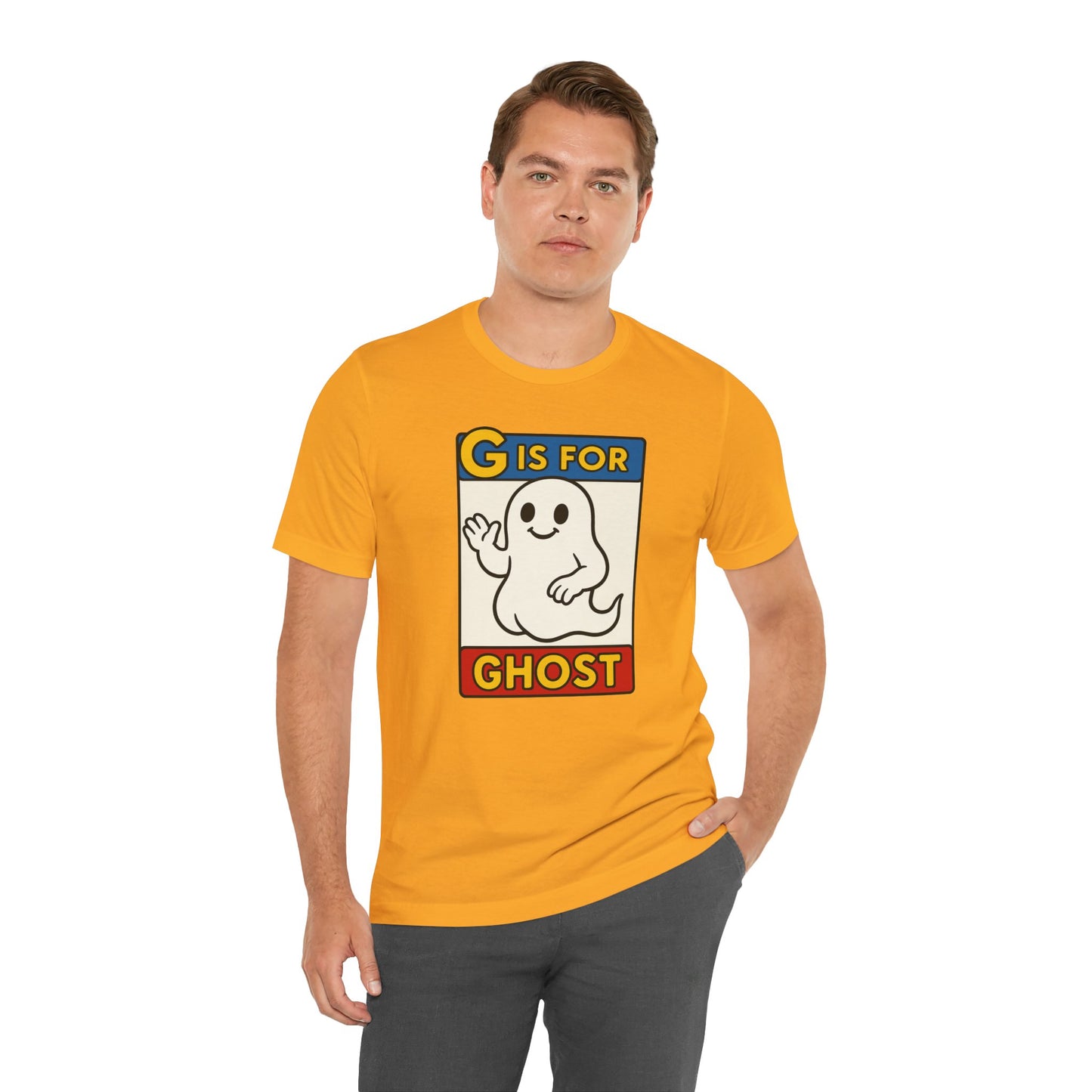 G Is for Ghost Shirt – Funny Monster Alphabet Halloween Tee