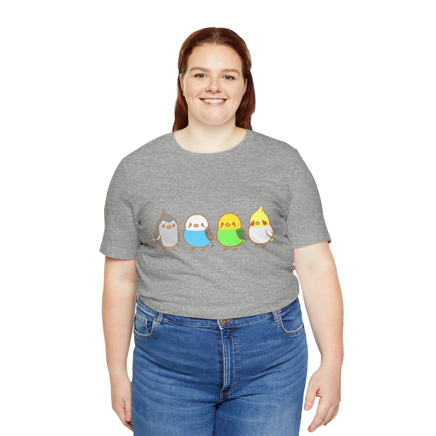 Chirpy Flock Bird T-Shirt – Cute Tee for Animal Lovers - WhimSpin - https://whimspin.com