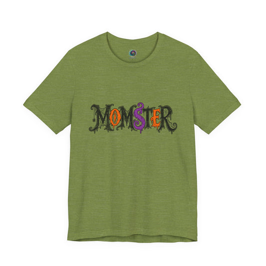 Momster T-Shirt – Funny Mom's Halloween Typography Tee
