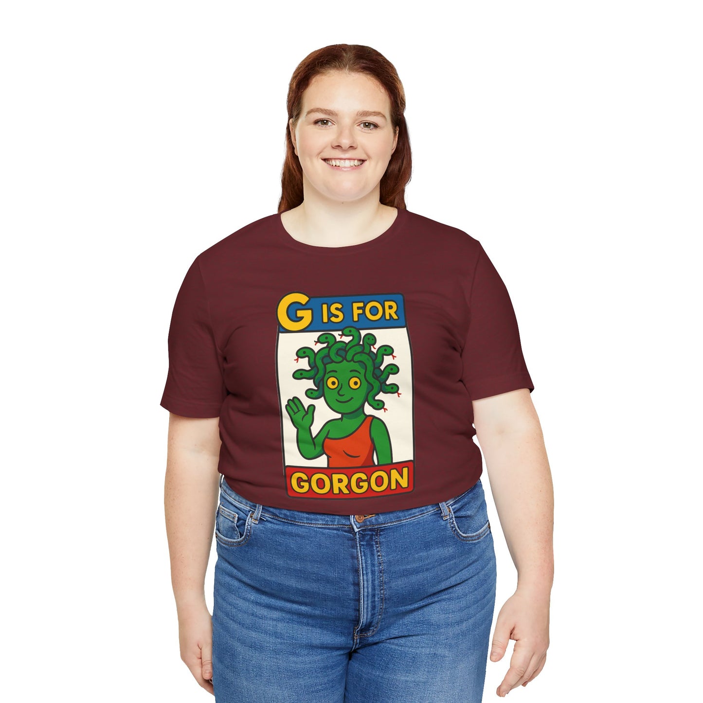 G Is for Gorgon T-Shirt – Funny Gorgon Legend Alphabet Tee