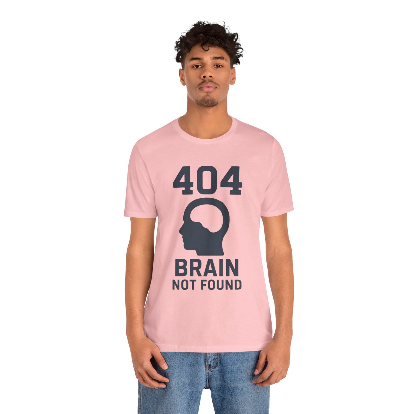404 Brain Not Found T-Shirt – Techie Humor for Nerds & Geeks