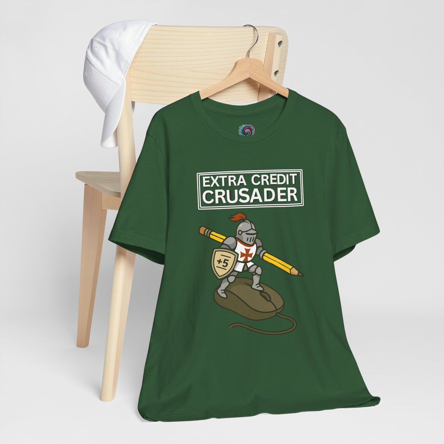 Extra Credit Crusader T-Shirt – Funny Back-to-School Teacher Tee