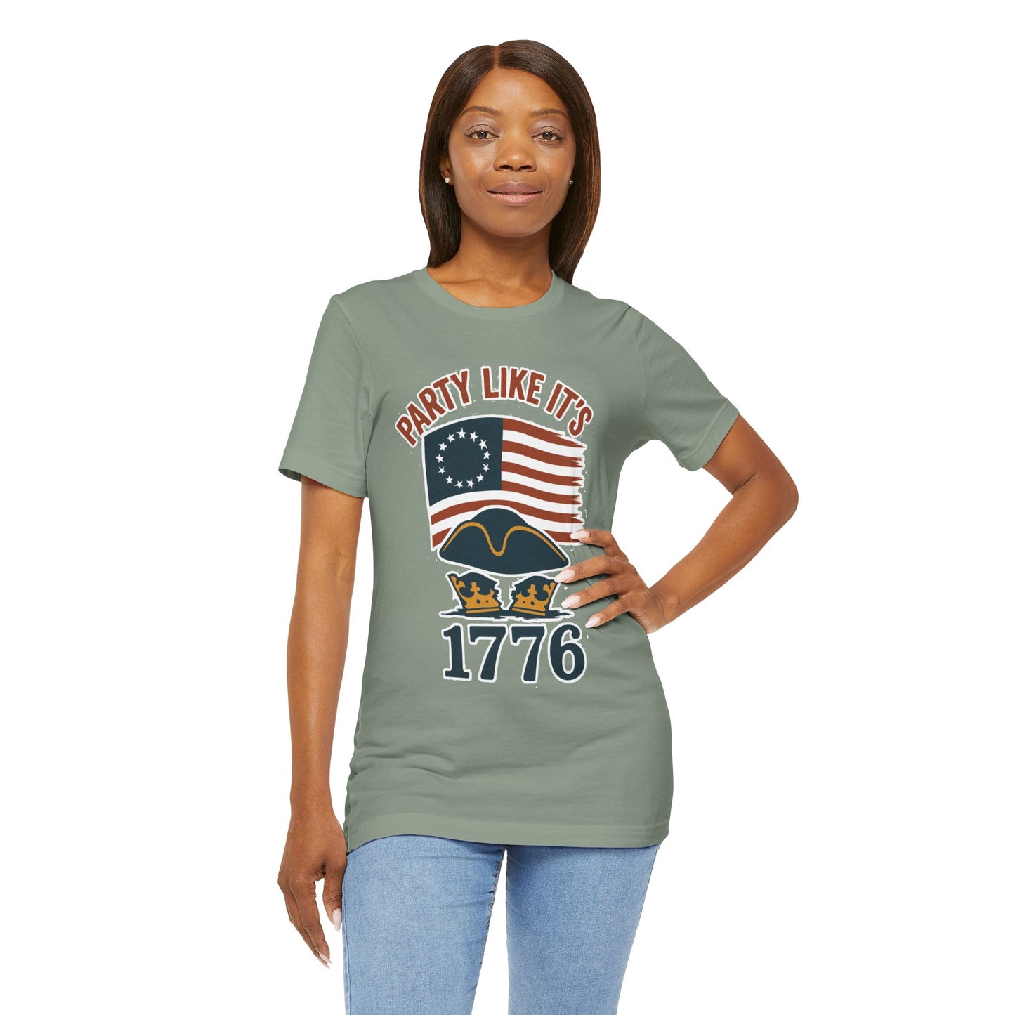 Party Like It’s 1776 T-Shirt – Revolutionary Spirit USA Tee - WhimSpin - https://whimspin.com