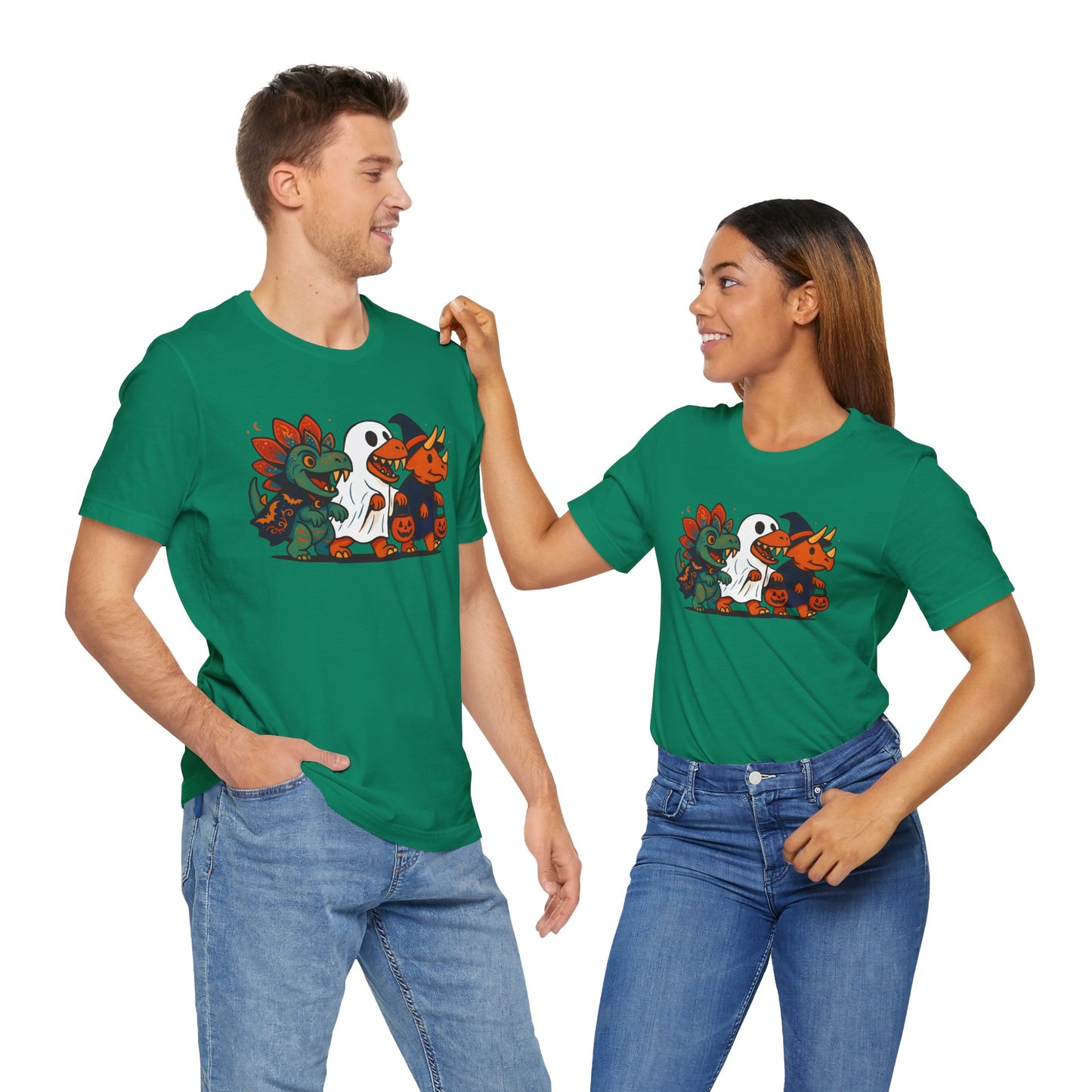 Halloween Dino Squad T-Shirt – Funny Trick-or-Treat Dinosaur Tee