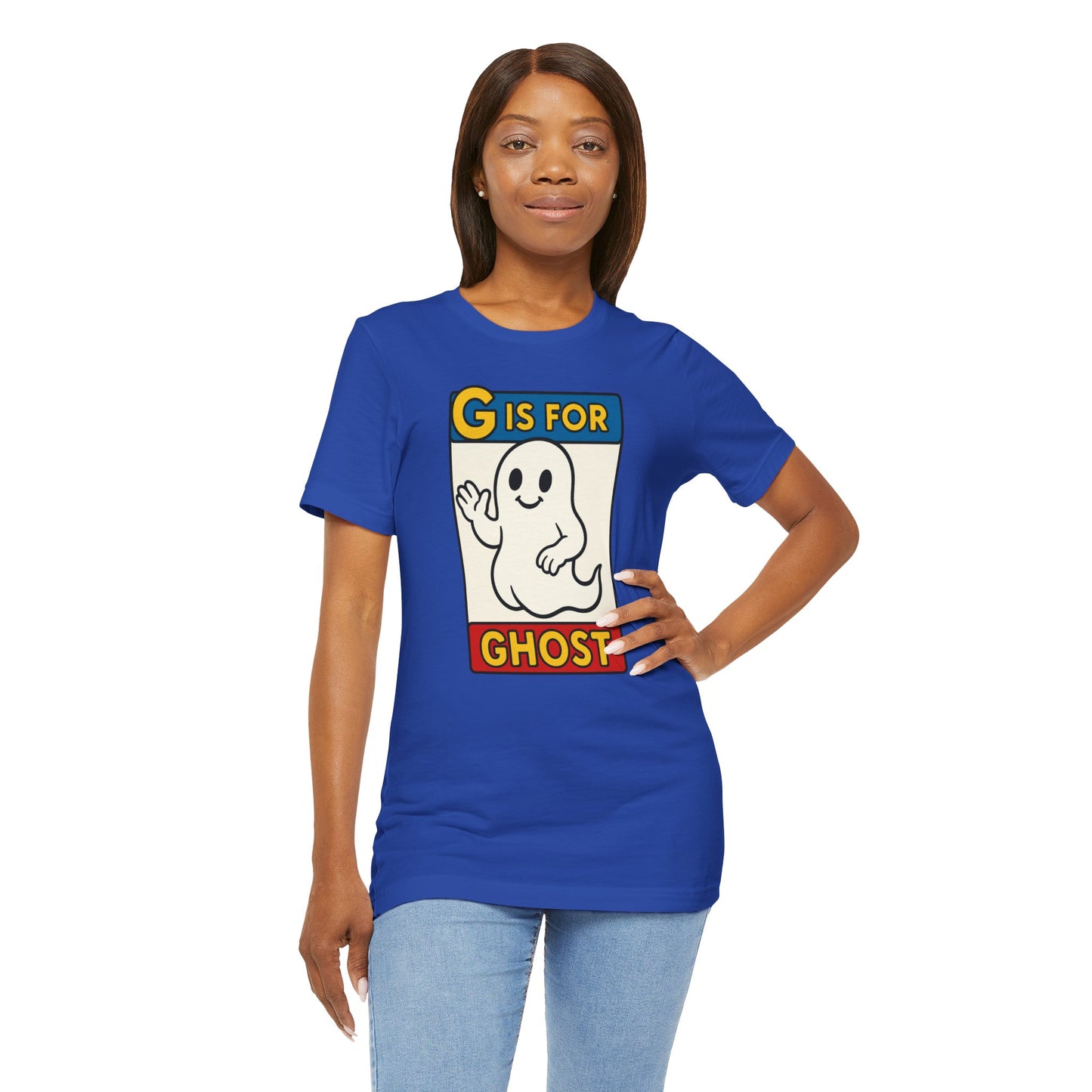 G Is for Ghost Shirt – Funny Monster Alphabet Halloween Tee