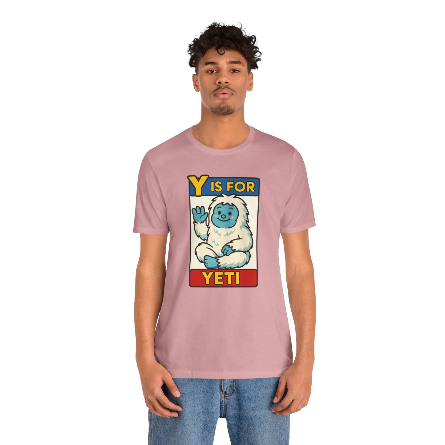 Y Is for Yeti T-Shirt – Cute Winter Monster Tee from the Monster Alphabet Series