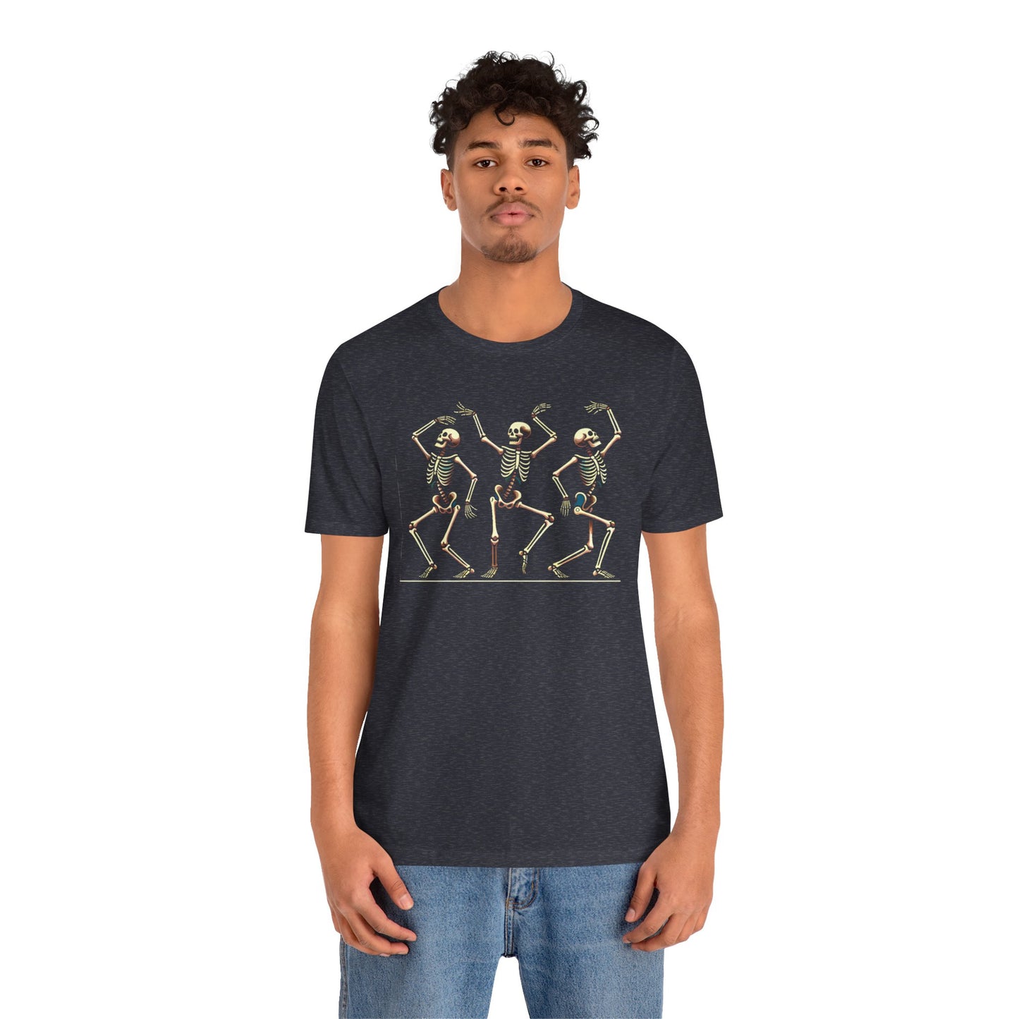 Dancing Skeleton T-Shirt – Funny Halloween Skeleton Shirt for Spooky Season