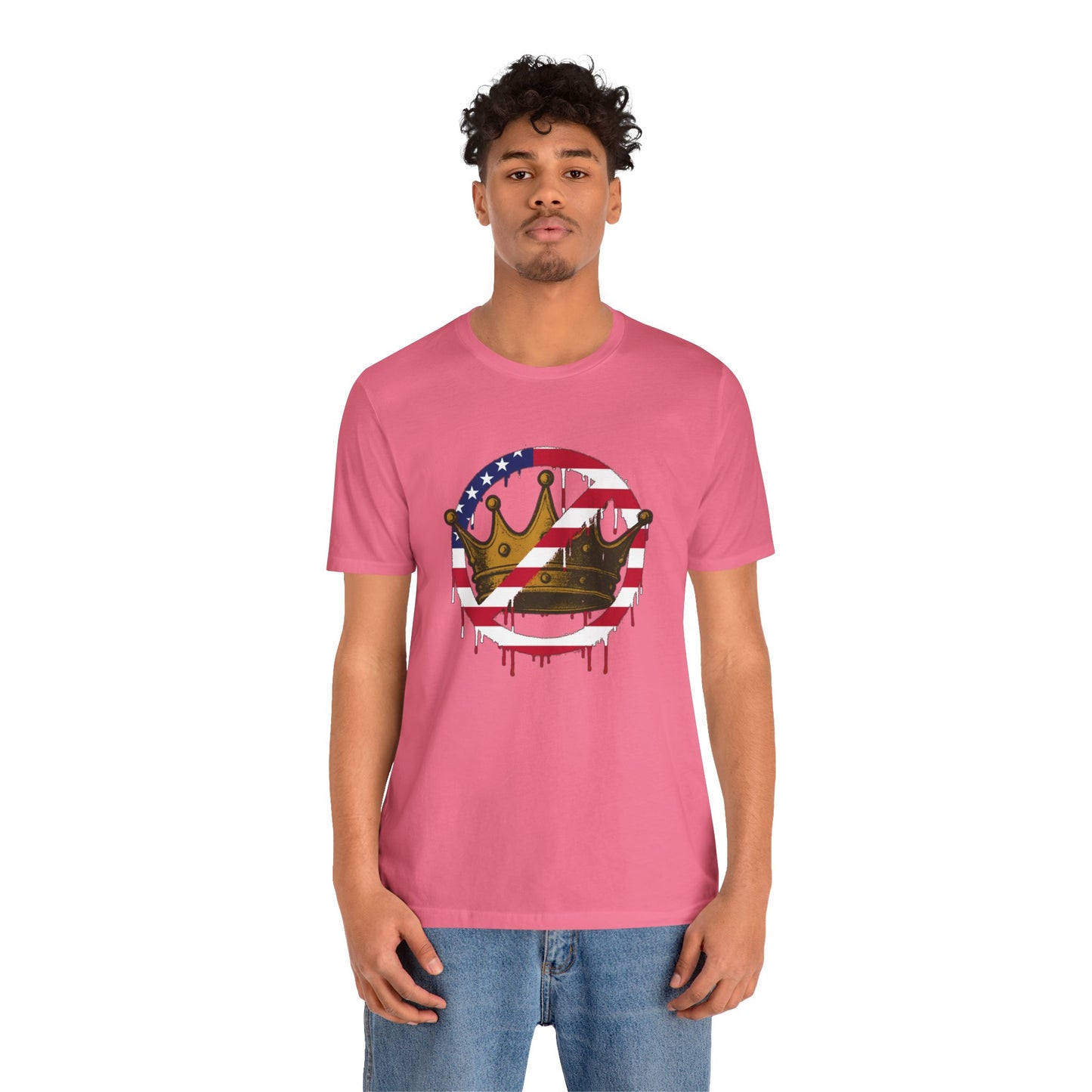 No Kings Protest T-Shirt – Anti-Authoritarian Democracy Graphic Tee