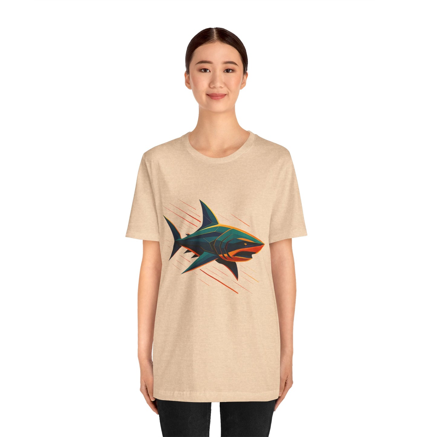 Electric Apex Shark T-Shirt – Bold Ocean Graphic Tee - WhimSpin - https://whimspin.com