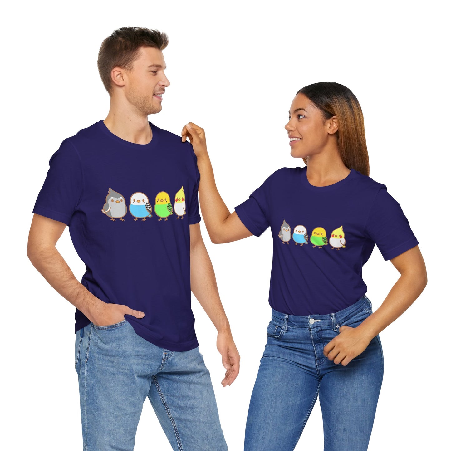 Chirpy Flock Bird T-Shirt – Cute Tee for Animal Lovers - WhimSpin - https://whimspin.com