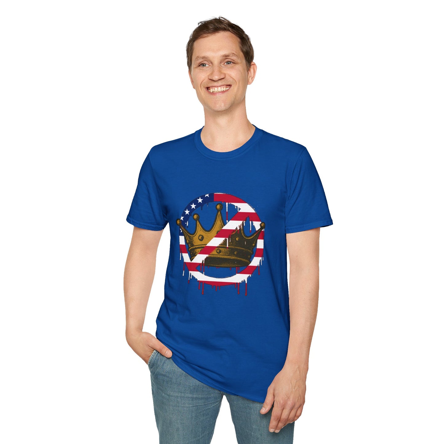 No Kings Protest T-Shirt – Anti-Authoritarian Democracy Graphic Tee