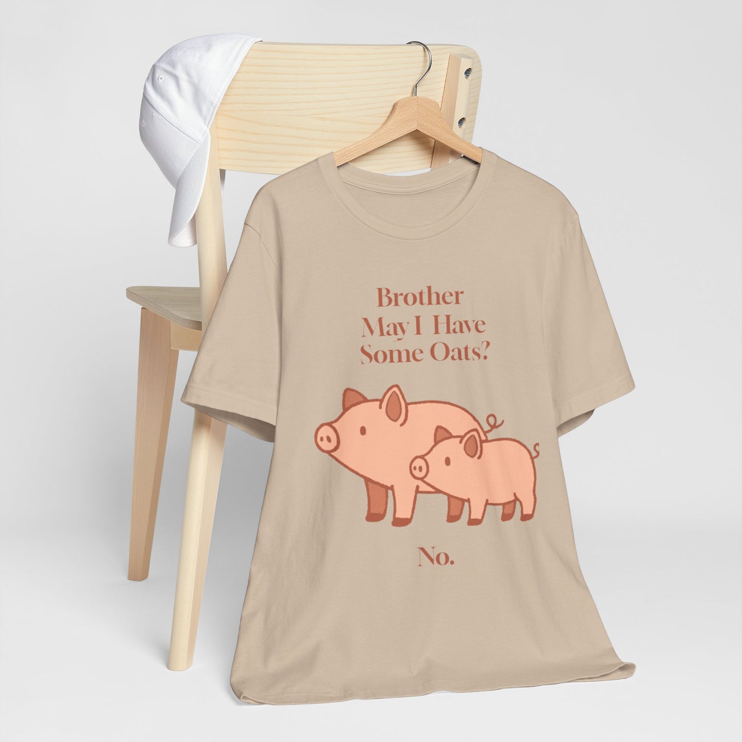 Brother May I Have Some Oats T-Shirt – Funny Viral Pig Meme Tee