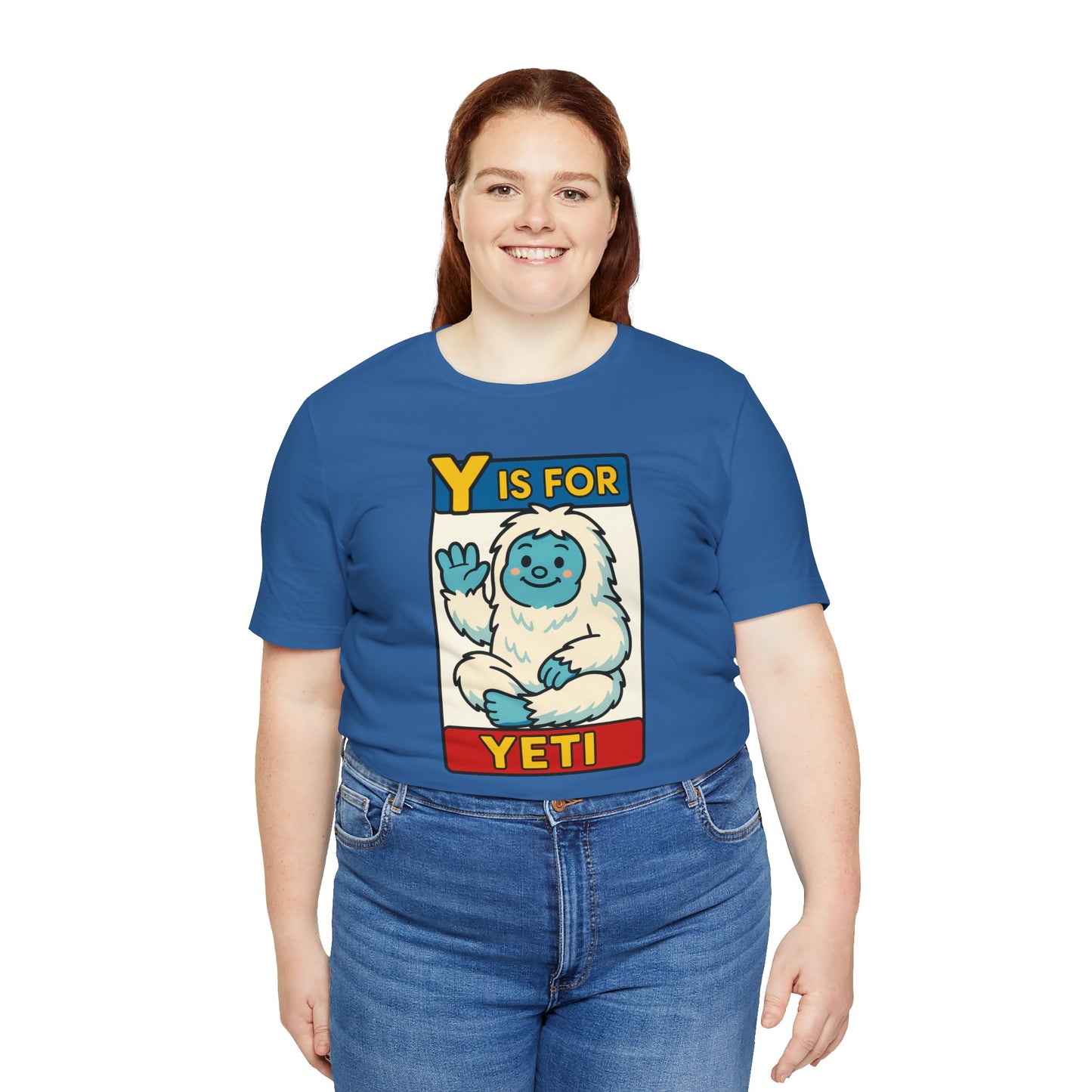 Y Is for Yeti T-Shirt – Cute Winter Monster Tee from the Monster Alphabet Series