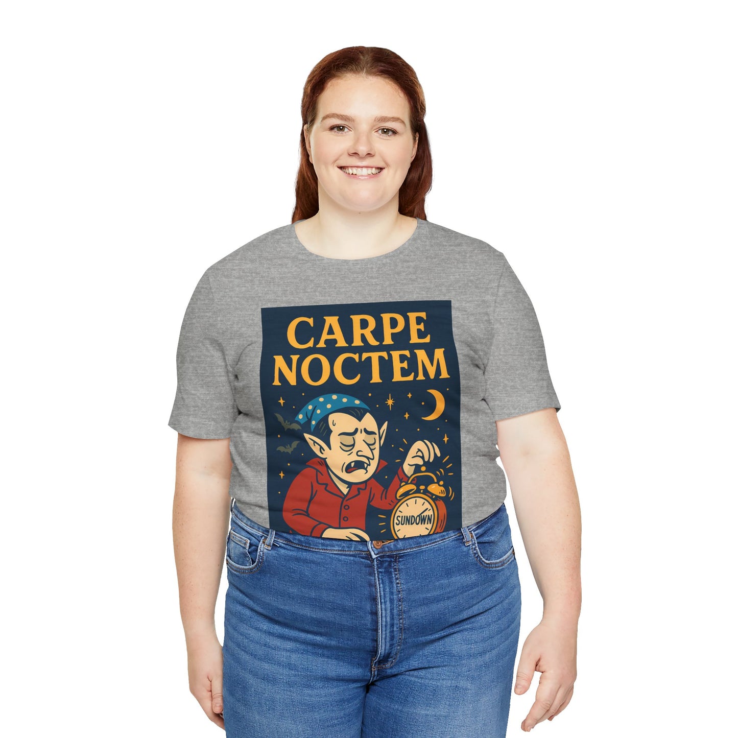 Carpe Noctem Vampire T-Shirt – Funny Halloween Tee for Night Owls