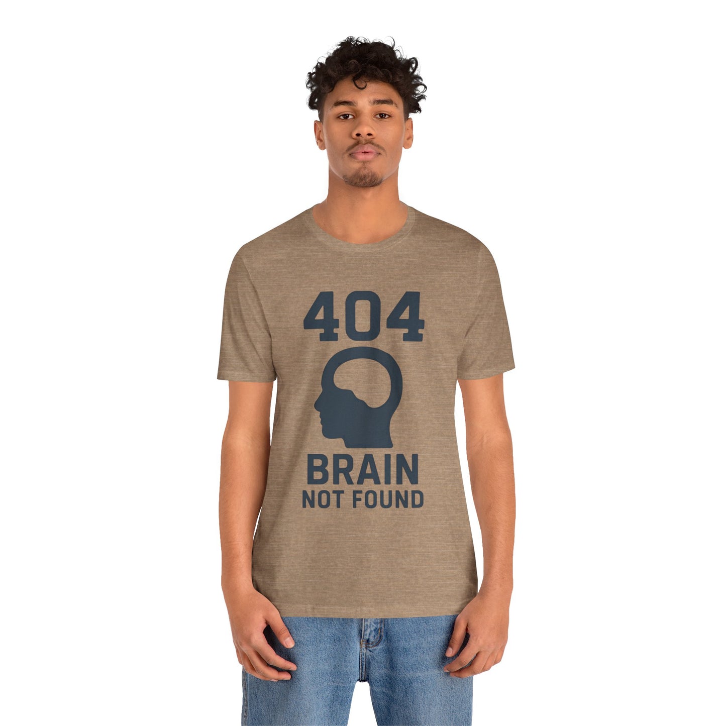 404 Brain Not Found T-Shirt – Techie Humor for Nerds & Geeks