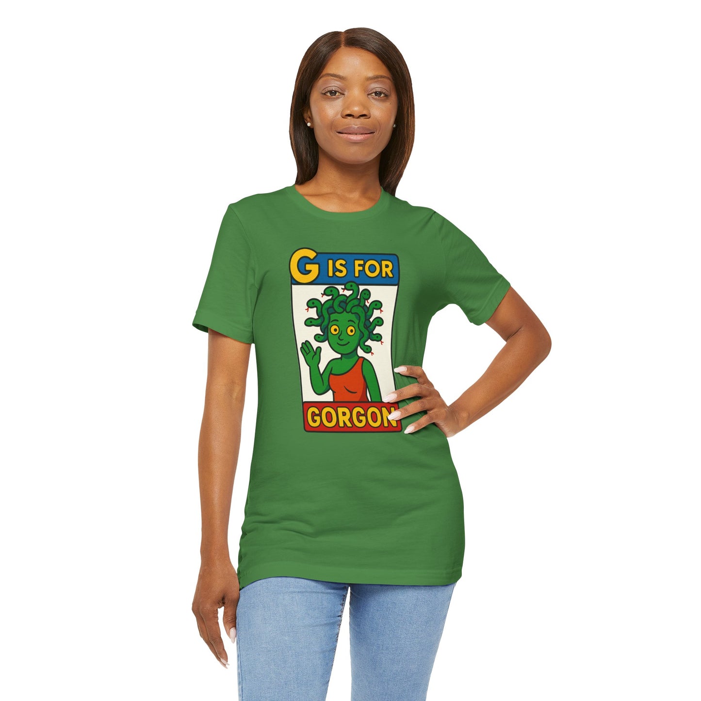 G Is for Gorgon T-Shirt – Funny Gorgon Legend Alphabet Tee