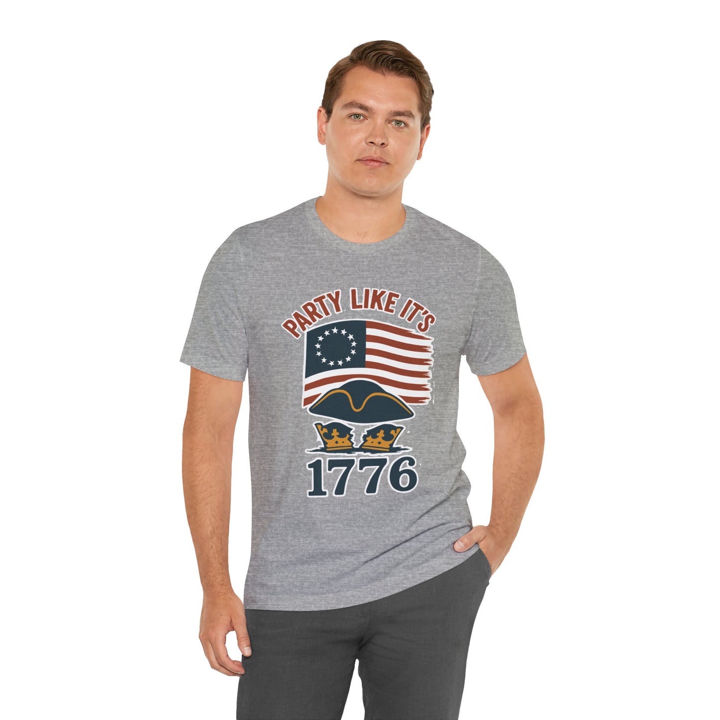 Party Like It’s 1776 T-Shirt – Revolutionary Spirit USA Tee - WhimSpin - https://whimspin.com