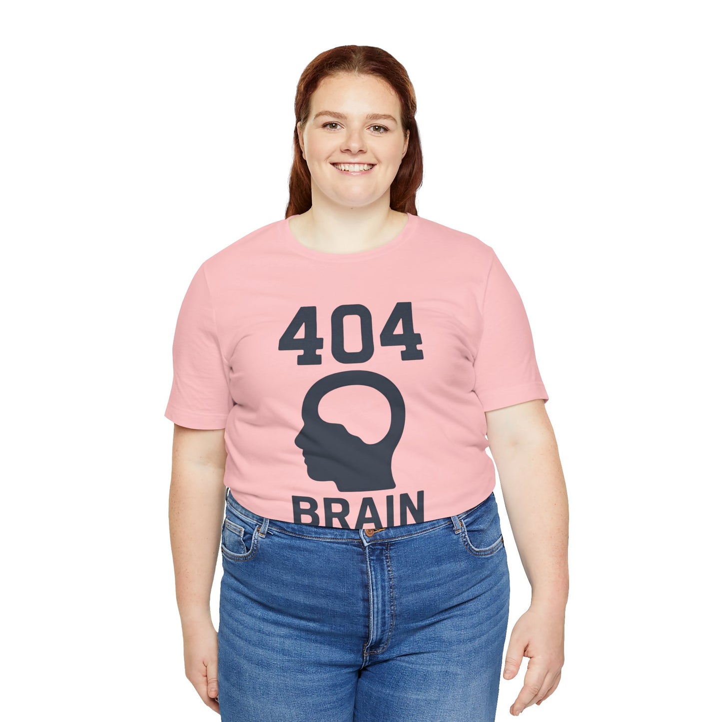 404 Brain Not Found T-Shirt – Techie Humor for Nerds & Geeks