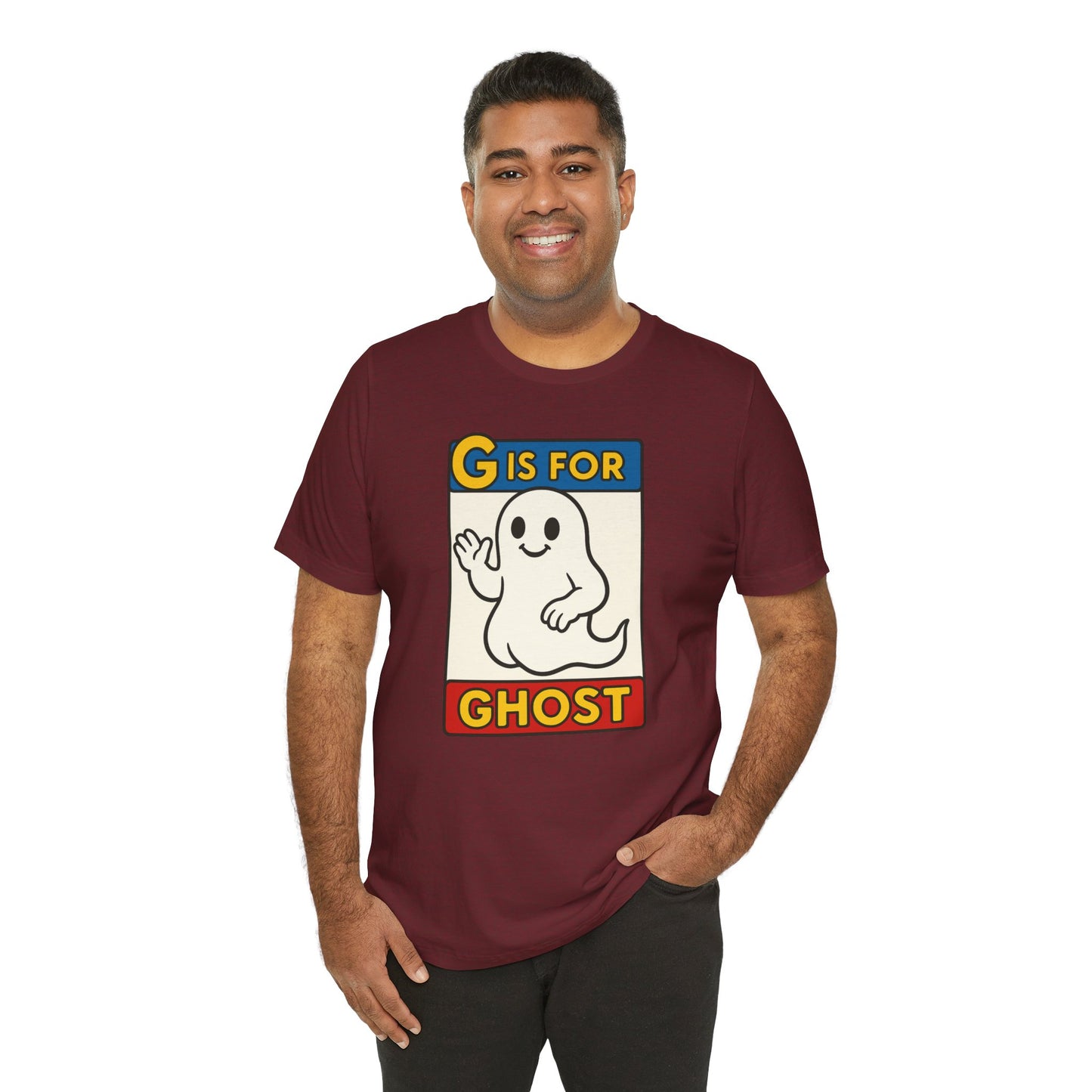 G Is for Ghost Shirt – Funny Monster Alphabet Halloween Tee
