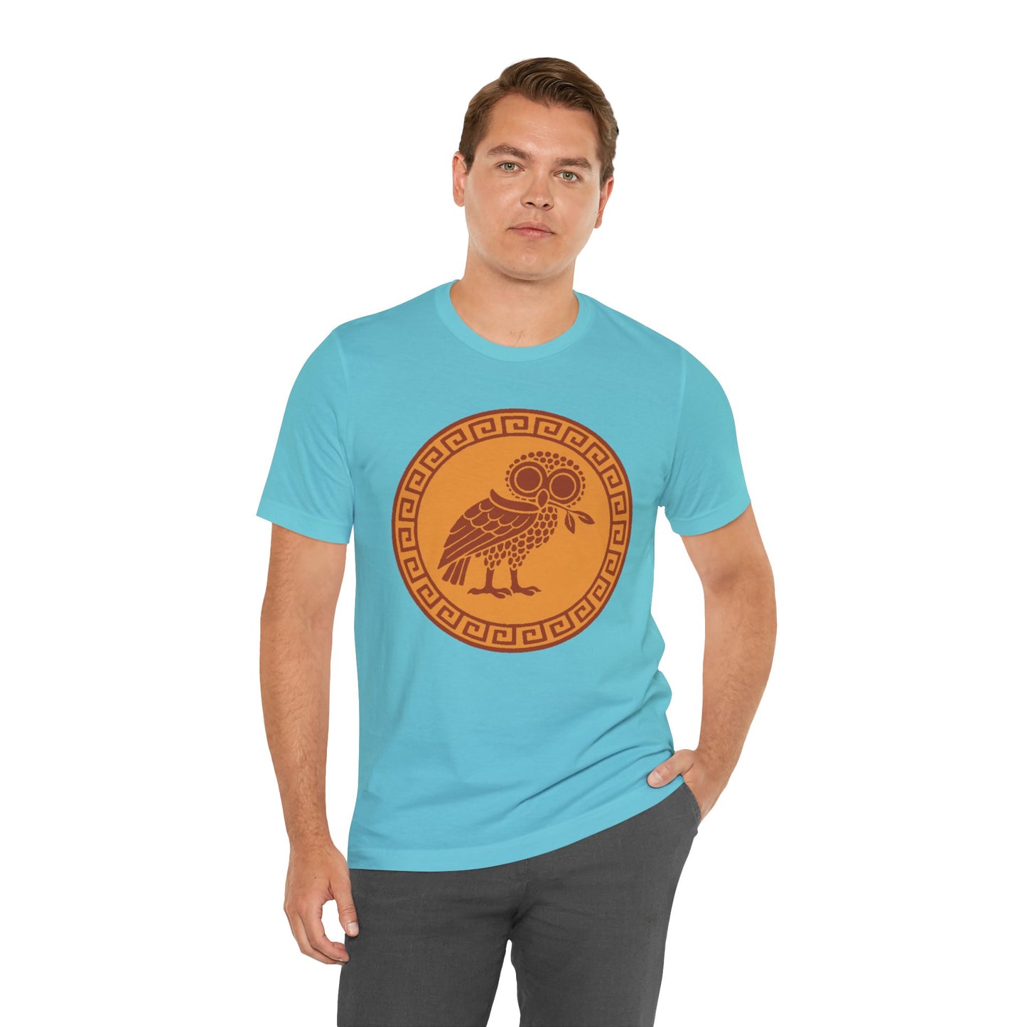 Athena’s Owl T-Shirt – Greek Mythology Bird Tee