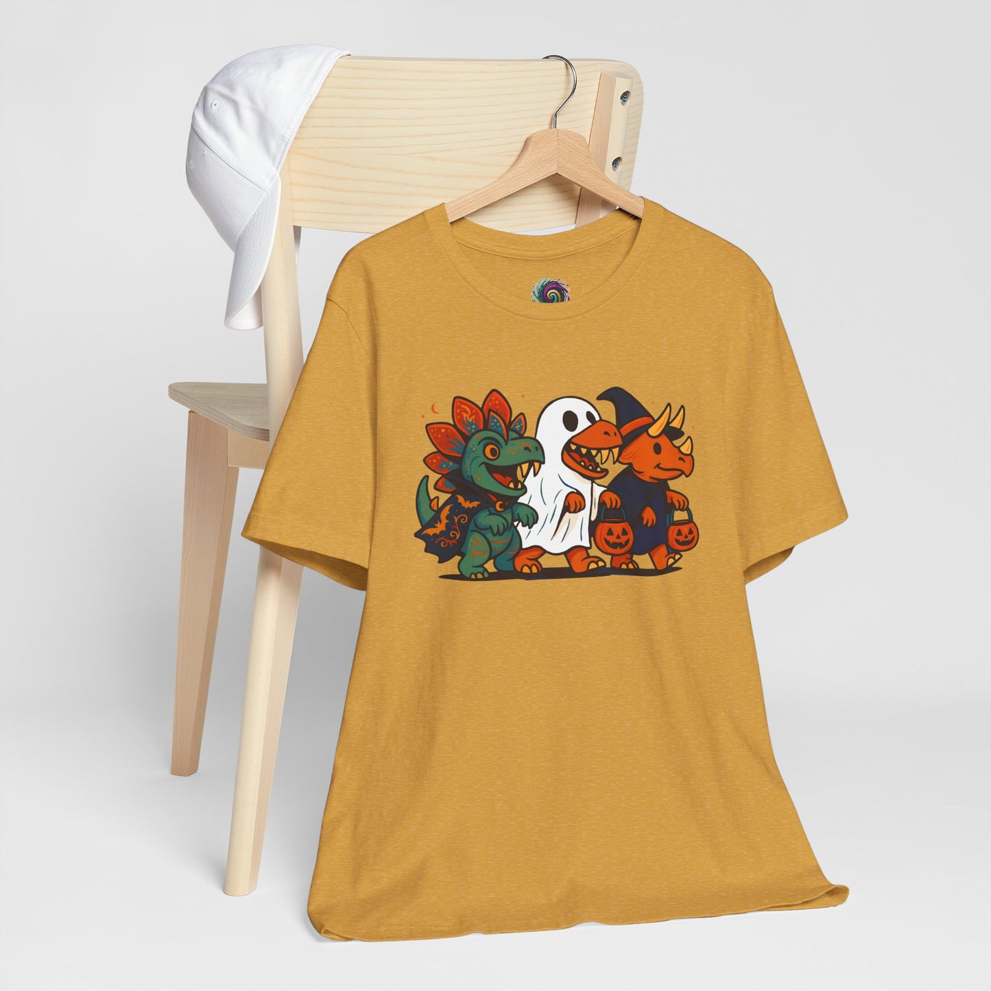 Halloween Dino Squad T-Shirt – Funny Trick-or-Treat Dinosaur Tee