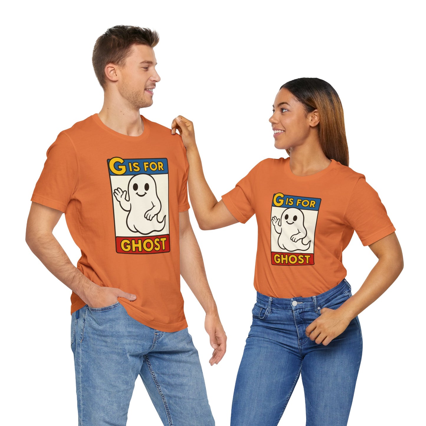 G Is for Ghost Shirt – Funny Monster Alphabet Halloween Tee