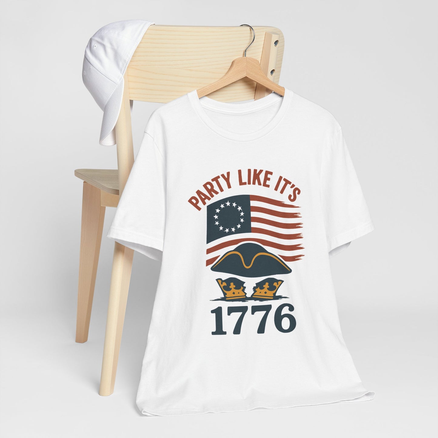 Party Like It’s 1776 T-Shirt – Revolutionary Spirit USA Tee - WhimSpin - https://whimspin.com