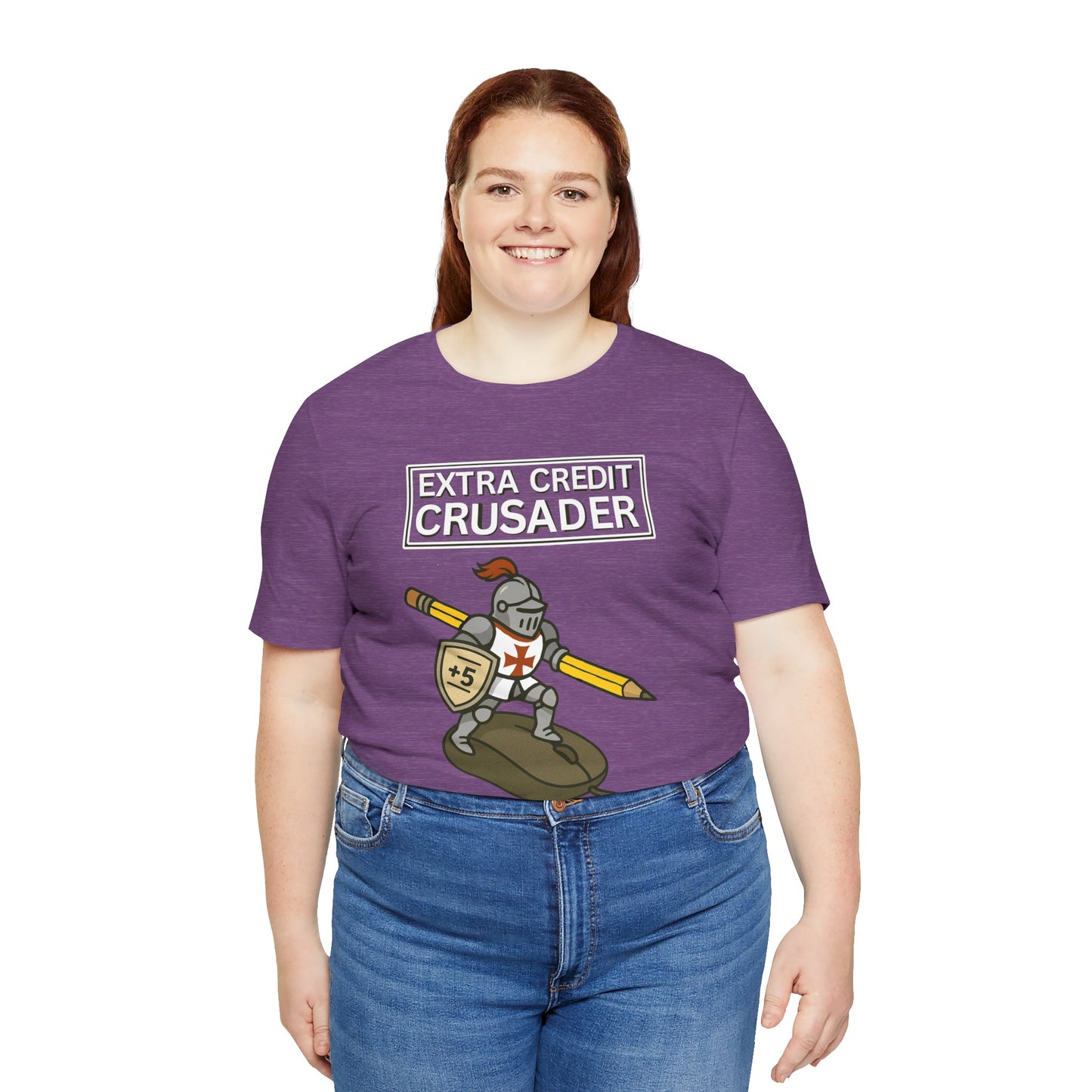 Extra Credit Crusader T-Shirt – Funny Back-to-School Teacher Tee