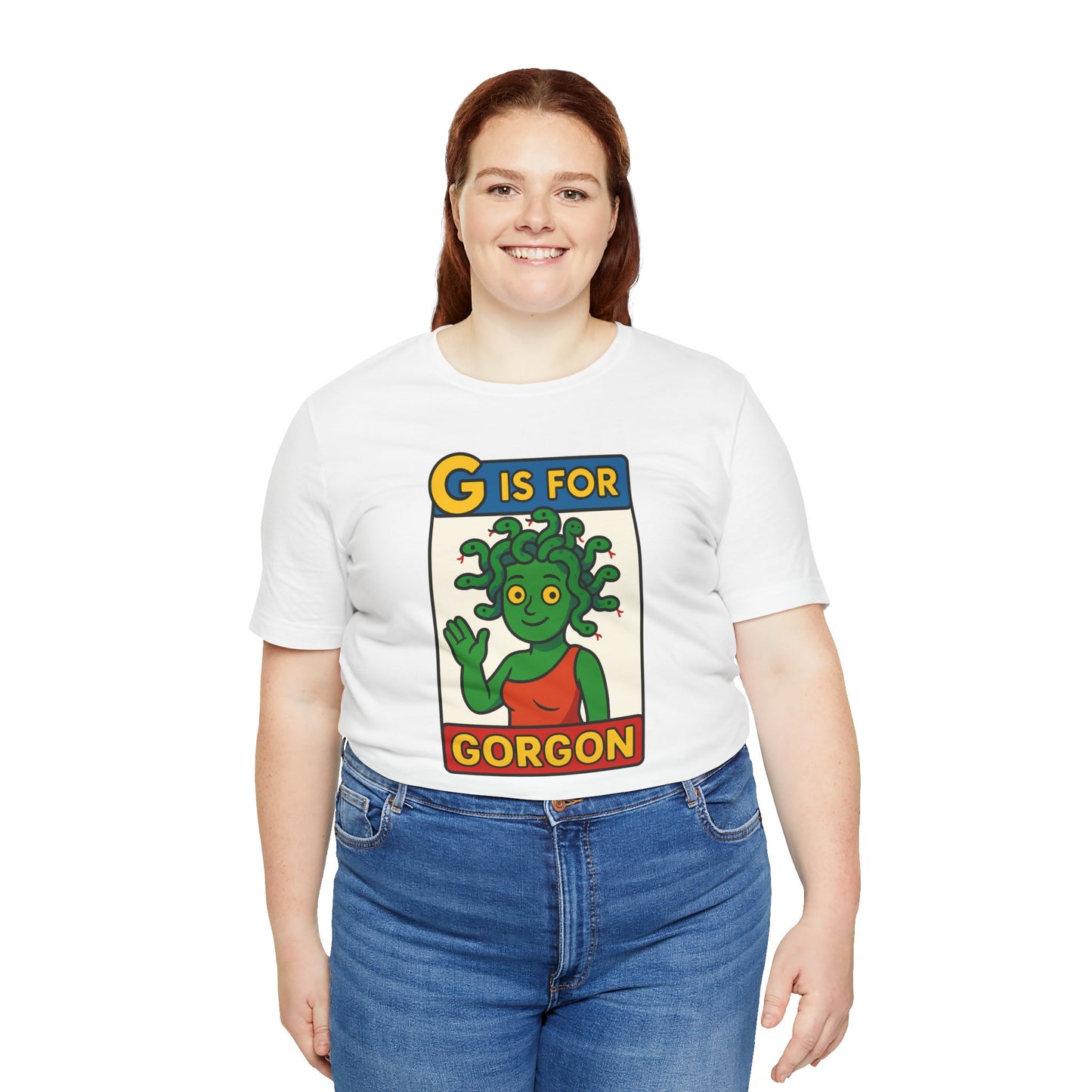 G Is for Gorgon T-Shirt – Funny Gorgon Legend Alphabet Tee