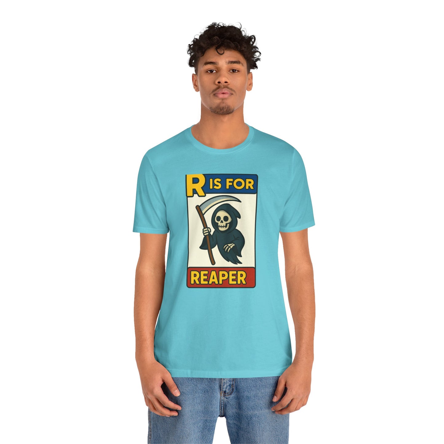 R Is for Reaper T-Shirt – Cute Grim Reaper Shirt from the Monster Alphabet Series