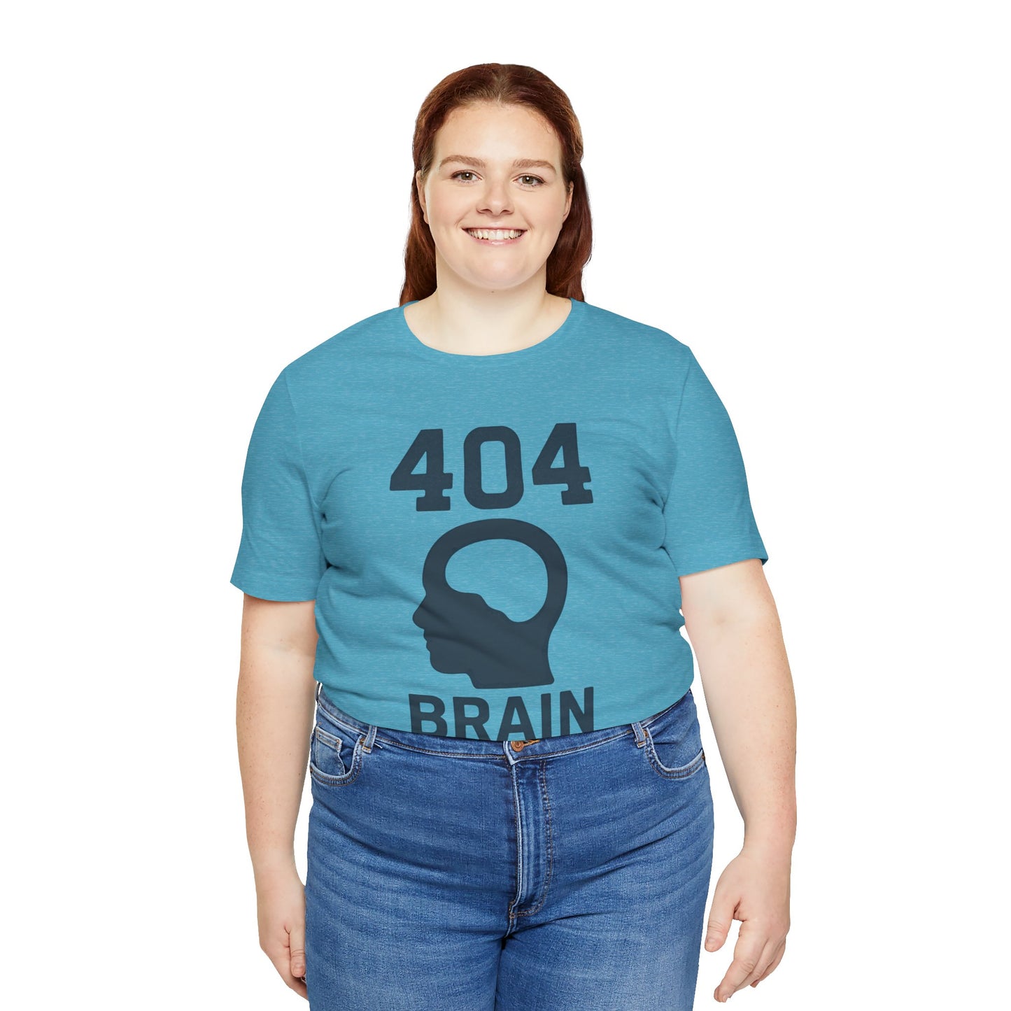 404 Brain Not Found T-Shirt – Techie Humor for Nerds & Geeks