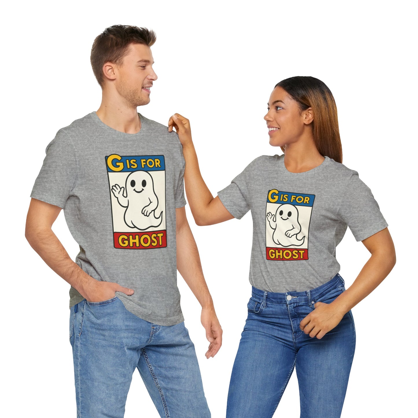 G Is for Ghost Shirt – Funny Monster Alphabet Halloween Tee