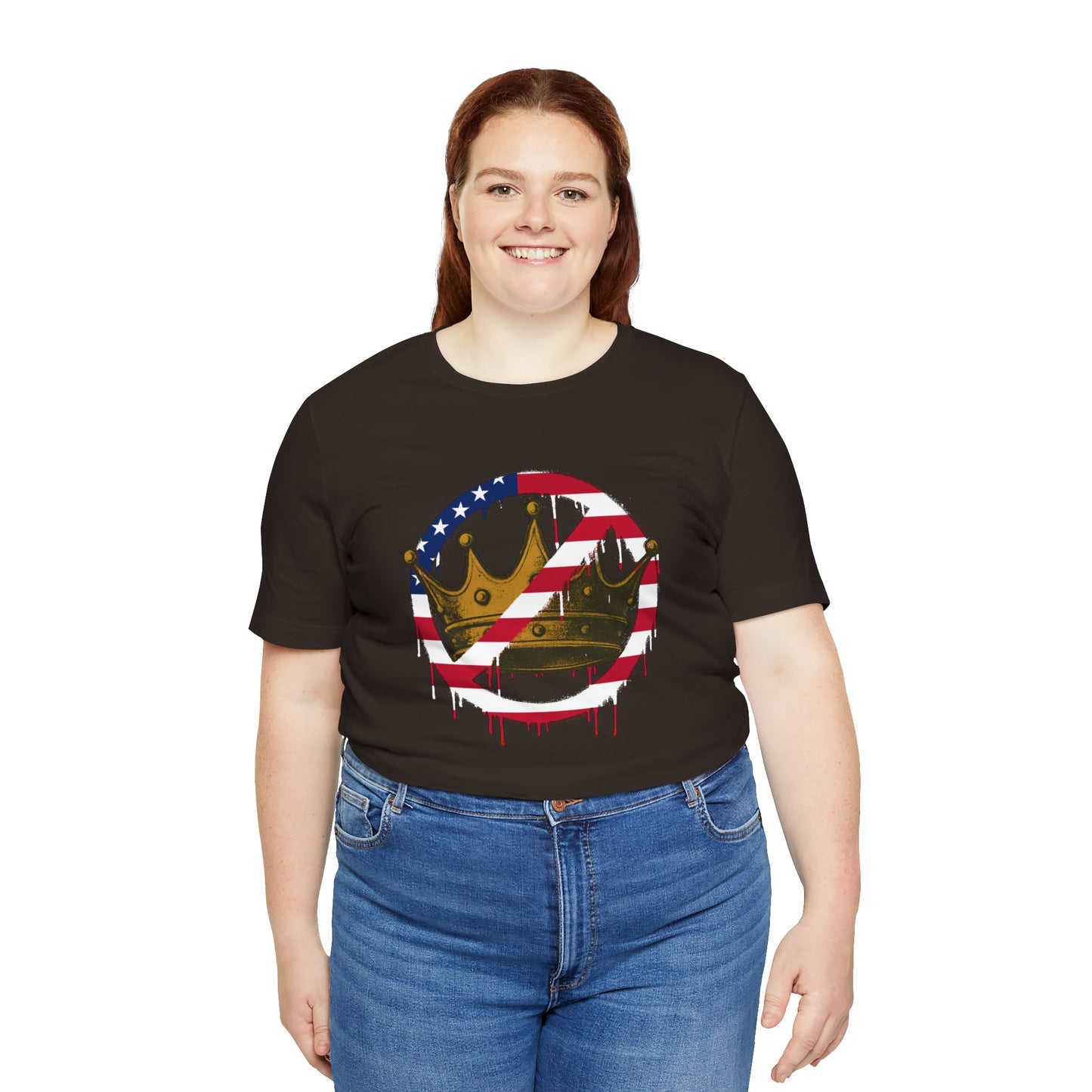 No Kings Protest T-Shirt – Anti-Authoritarian Democracy Graphic Tee