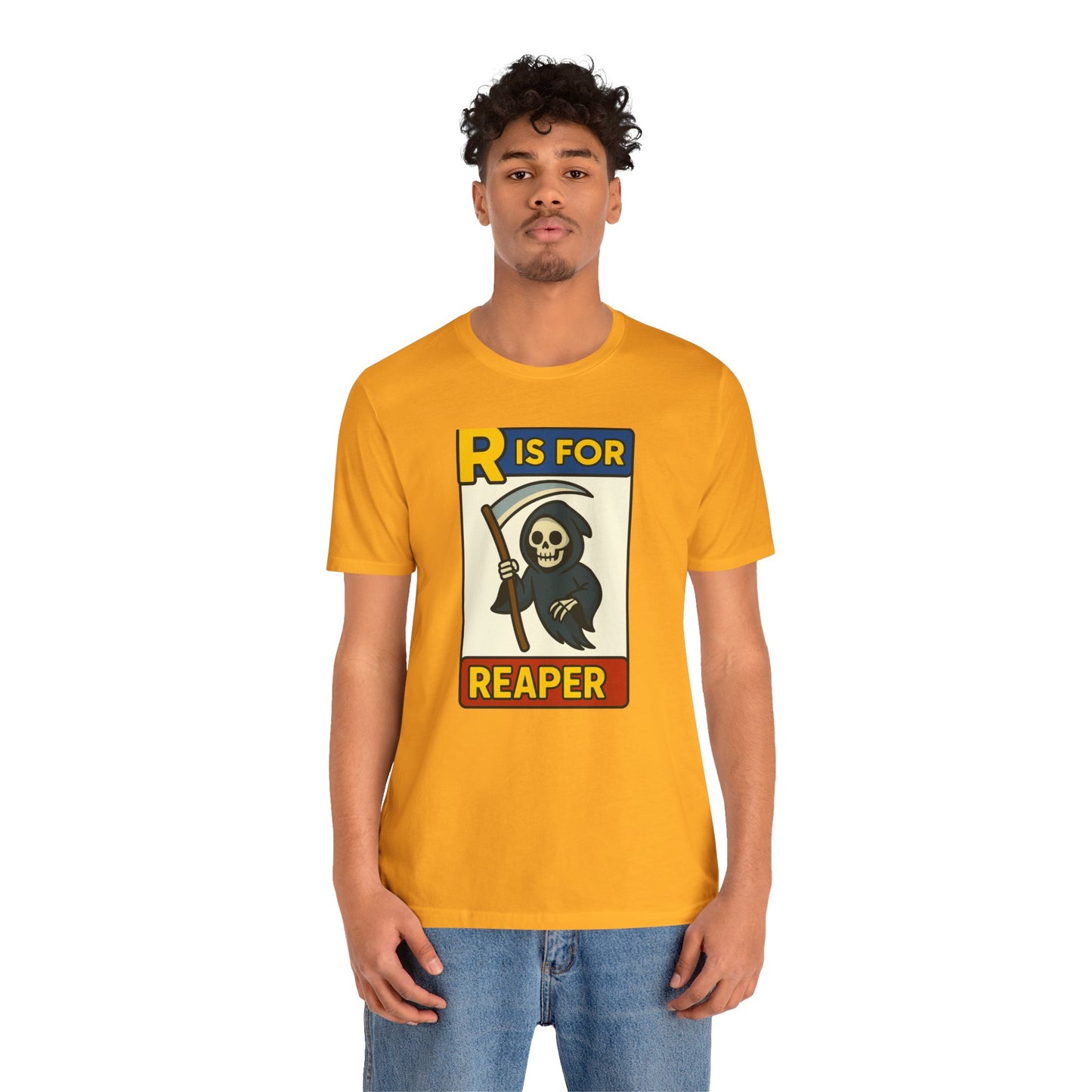 R Is for Reaper T-Shirt – Cute Grim Reaper Shirt from the Monster Alphabet Series