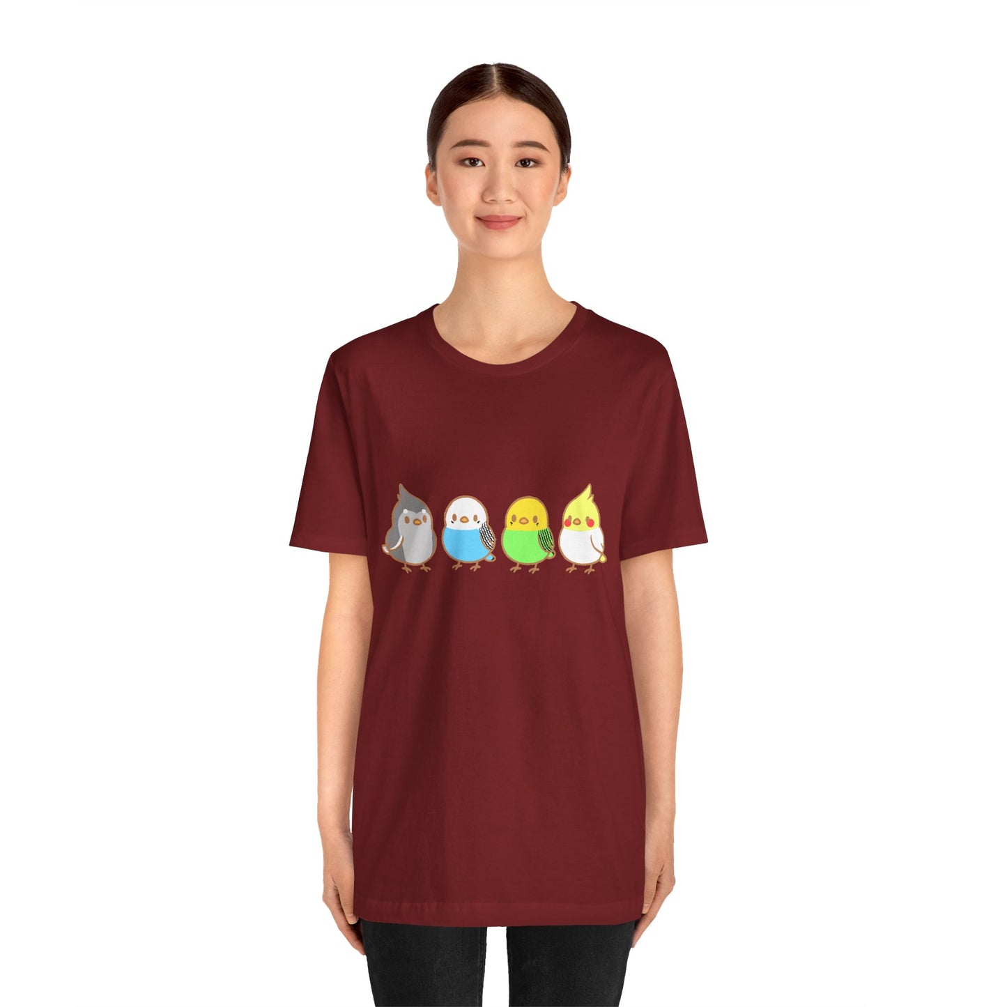 Chirpy Flock Bird T-Shirt – Cute Tee for Animal Lovers - WhimSpin - https://whimspin.com