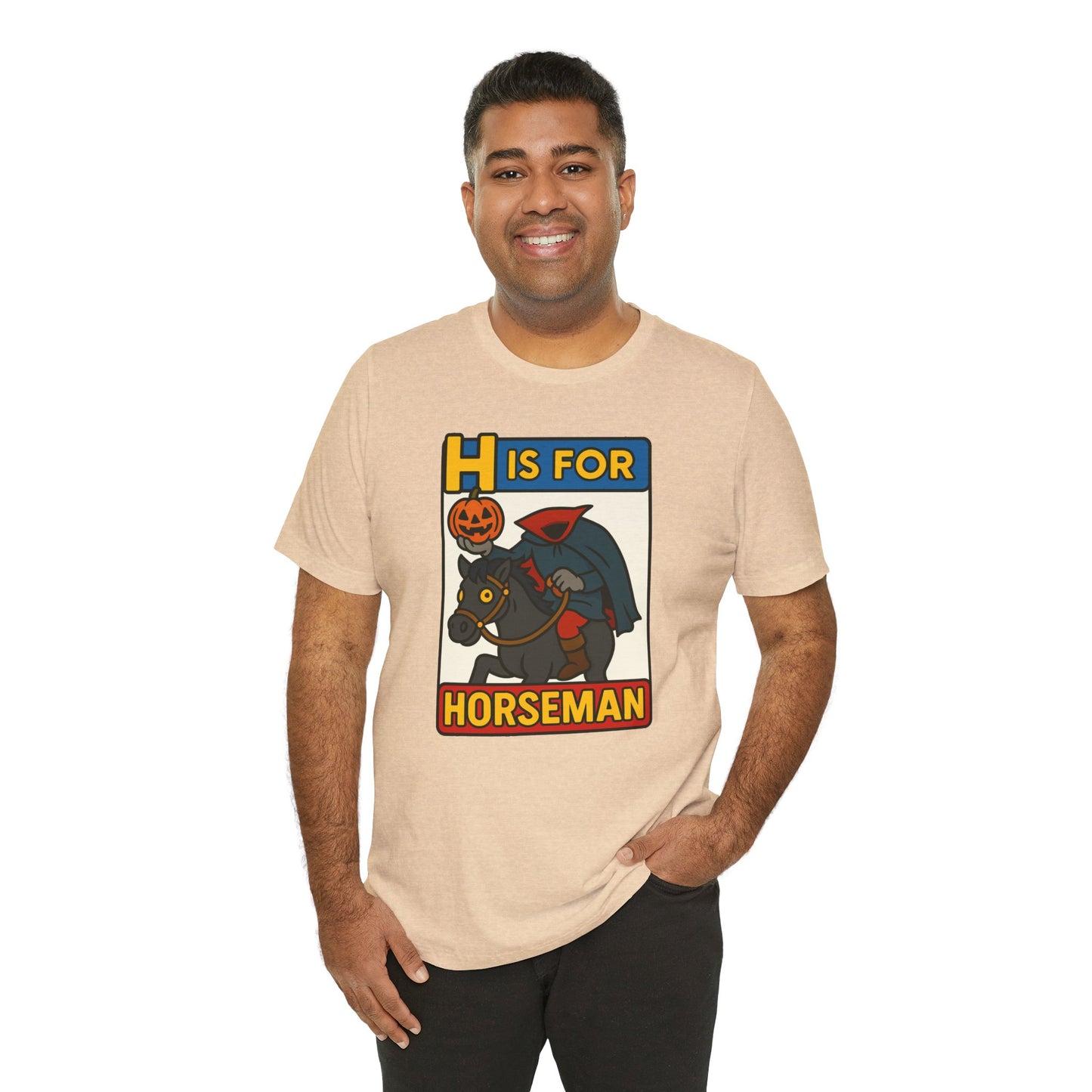 H Is for Horseman Shirt – Headless Horseman Halloween Tee