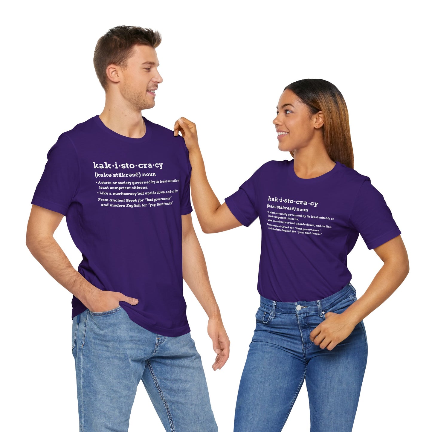 Kakistocracy Definition T-Shirt – Funny Political Protest Graphic Tee