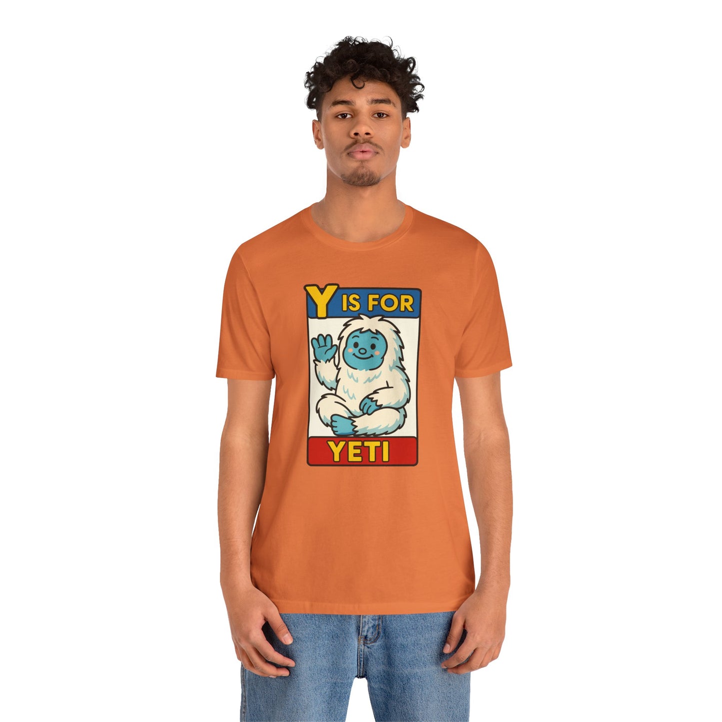 Y Is for Yeti T-Shirt – Cute Winter Monster Tee from the Monster Alphabet Series