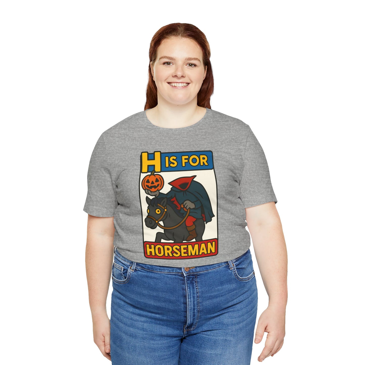 H Is for Horseman Shirt – Headless Horseman Halloween Tee