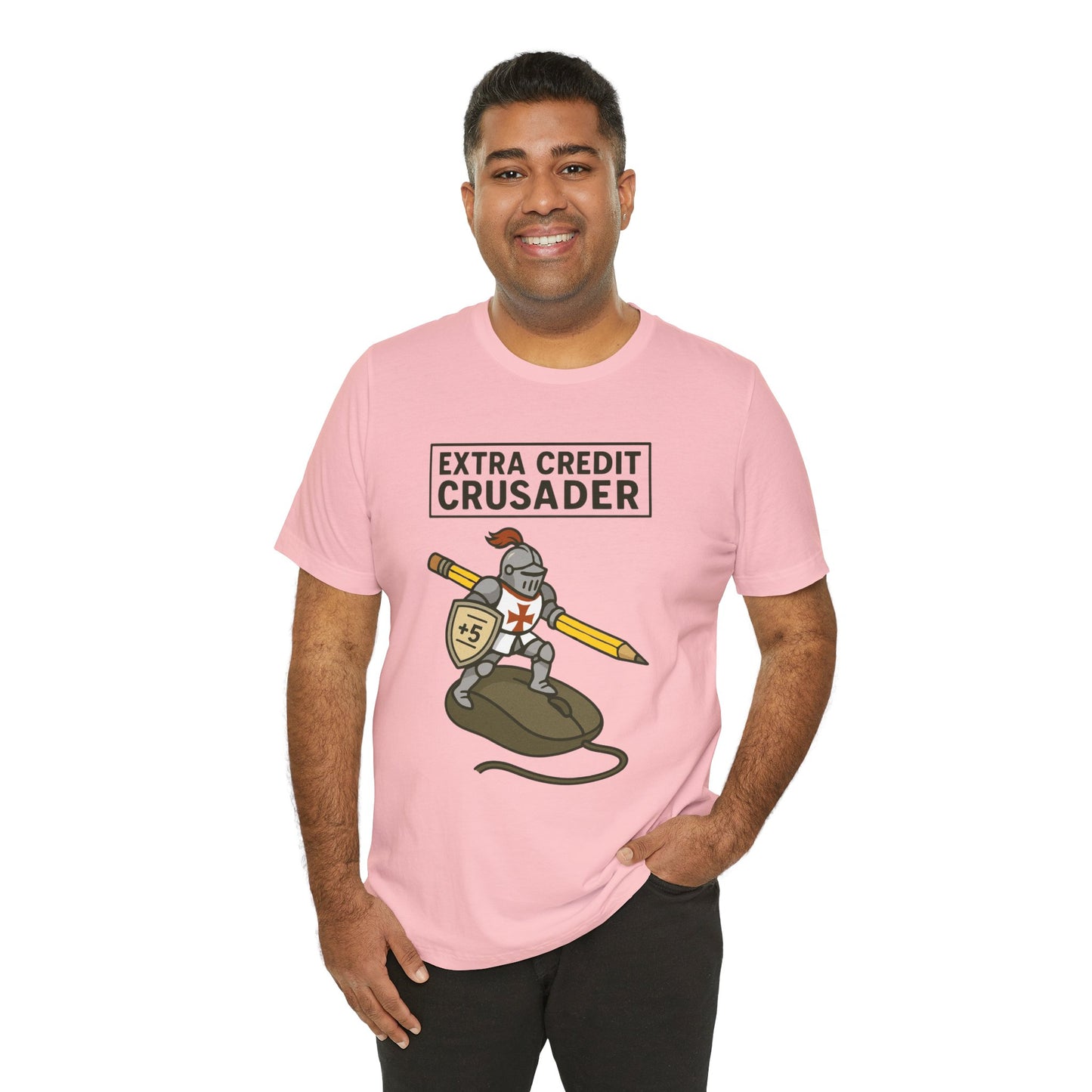 Extra Credit Crusader T-Shirt – Funny Back-to-School Teacher Tee