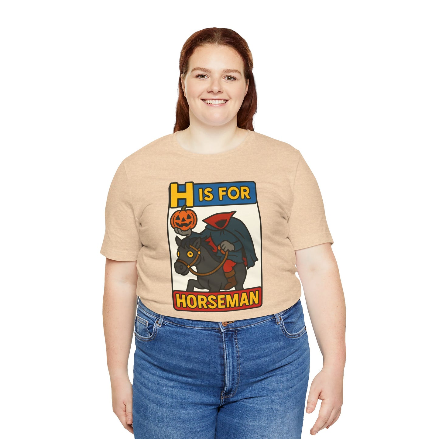 H Is for Horseman Shirt – Headless Horseman Halloween Tee