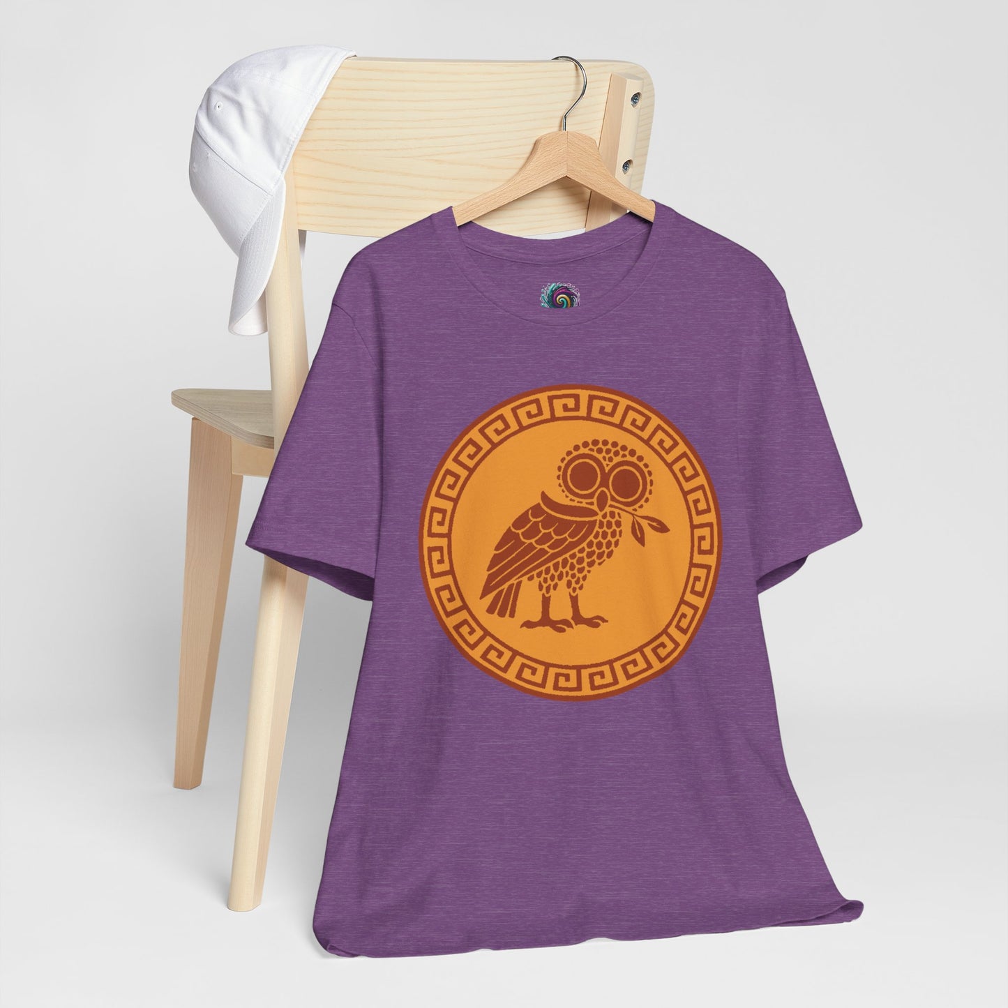 Athena’s Owl T-Shirt – Greek Mythology Bird Tee